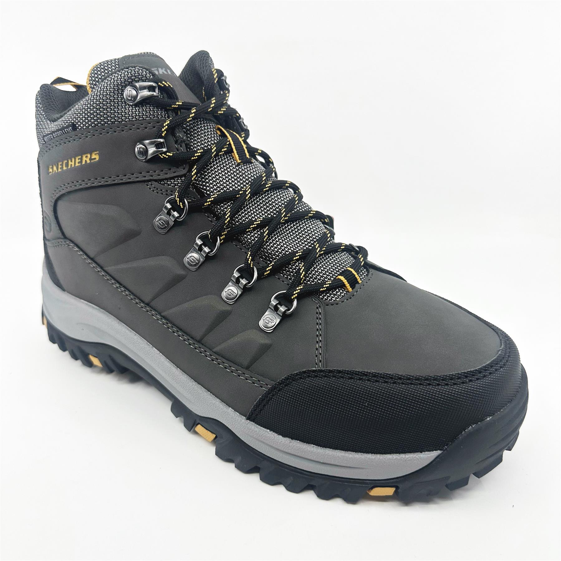Skechers Relment Daggett Charcoal Mens Extra Wide Boot Water  display picture 1