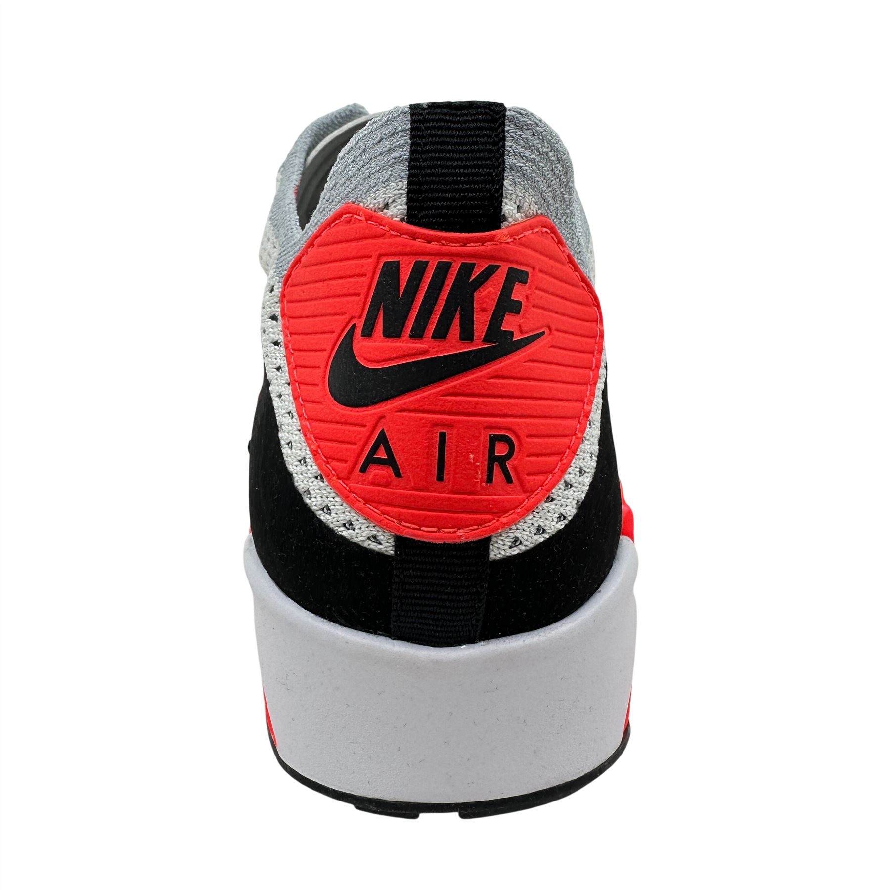 Nike Air Max 90 Ultra 2.0 Flyknit White Wolf Grey Crimson  display picture 3