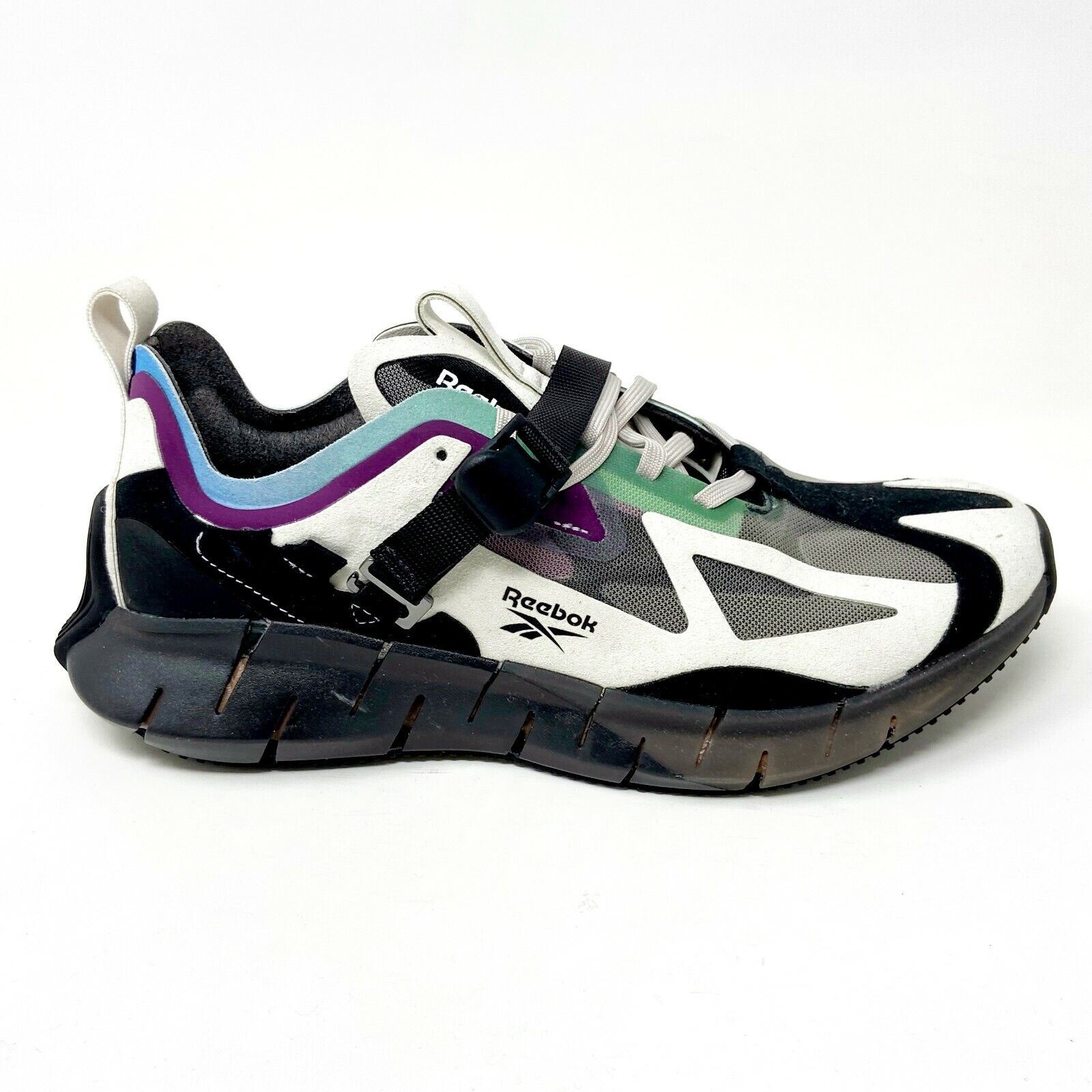 Reebok Zig Kinetica Concept Type 1 Sand Stone Emerald Green Mens