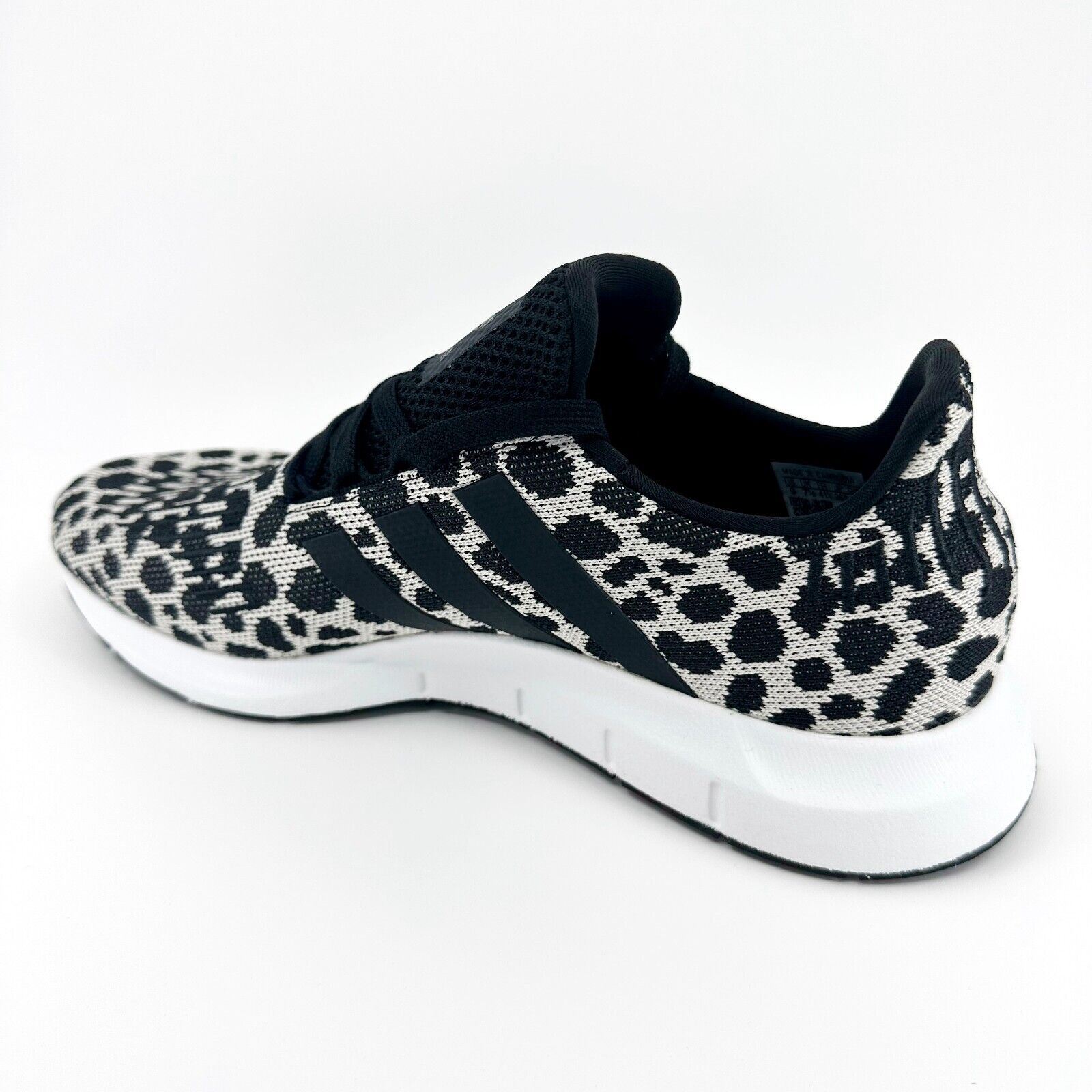Adidas Originals Swift Run Leopard Black White Womens Running Shoes BD7962  | eBay