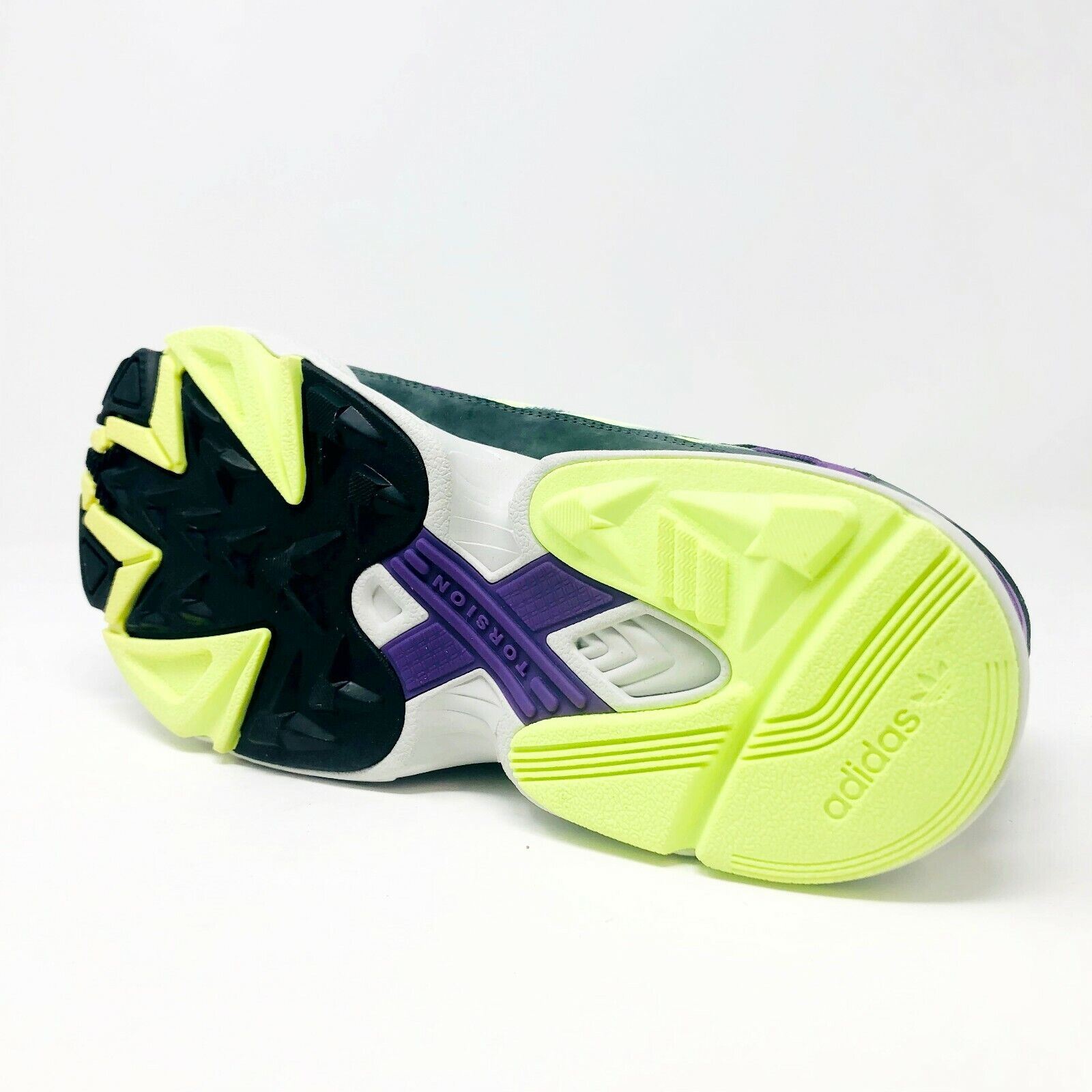 Adidas Yung 1 Legend Ivy Hi Res Yellow Active Purple Mens Size 9