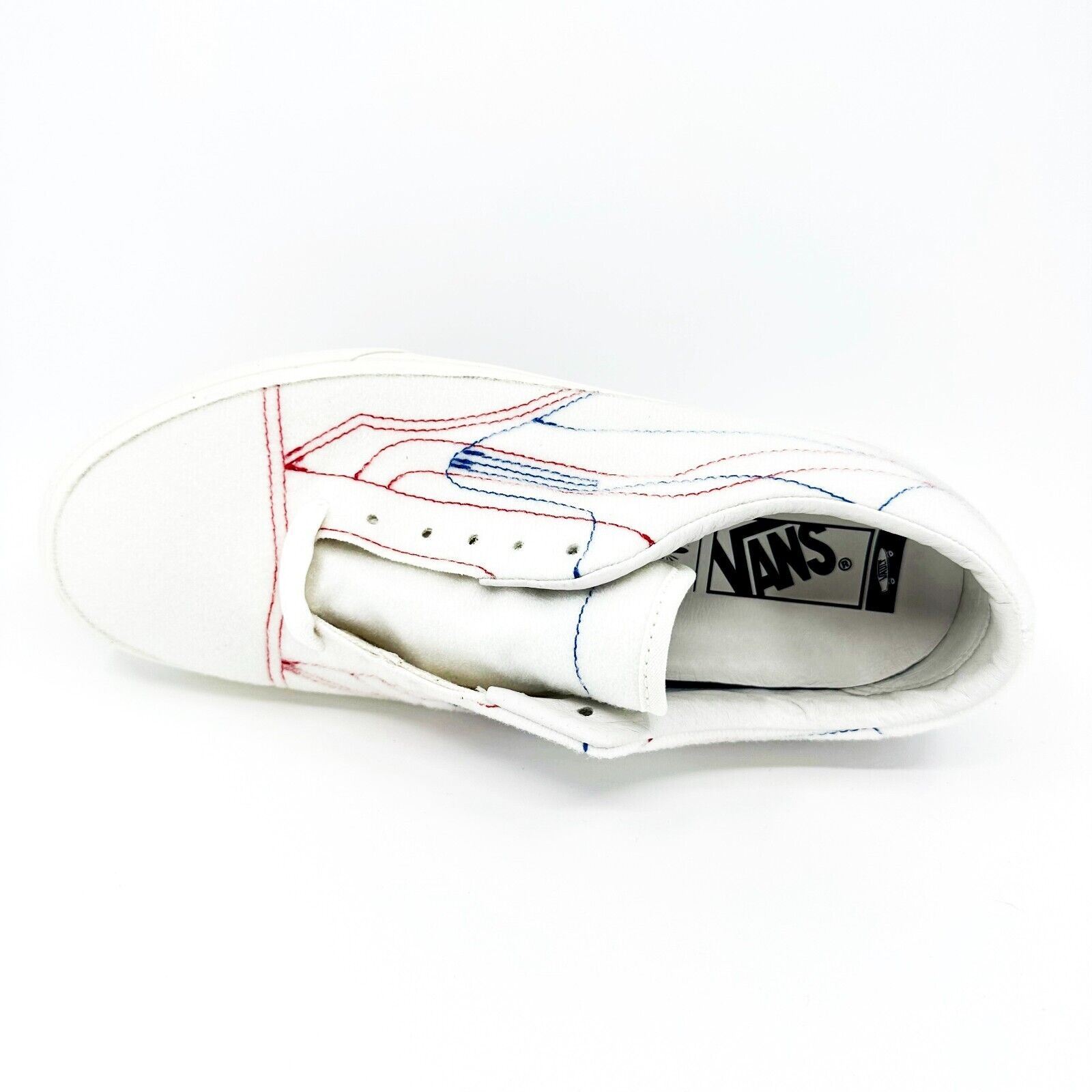 NEW NO BOX Vans Vault Taka Hayashi DIY Low H&L Marshmallow Mens SZ 10 Patches Mens Vans x Taka Hayashi Vault LX Low DIY Marshmallow white  main image 2