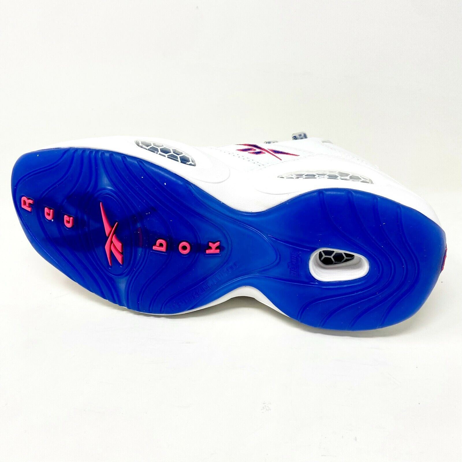 Reebok Question Mid Eric Emanuel Pink Toe White Mens Sneakers