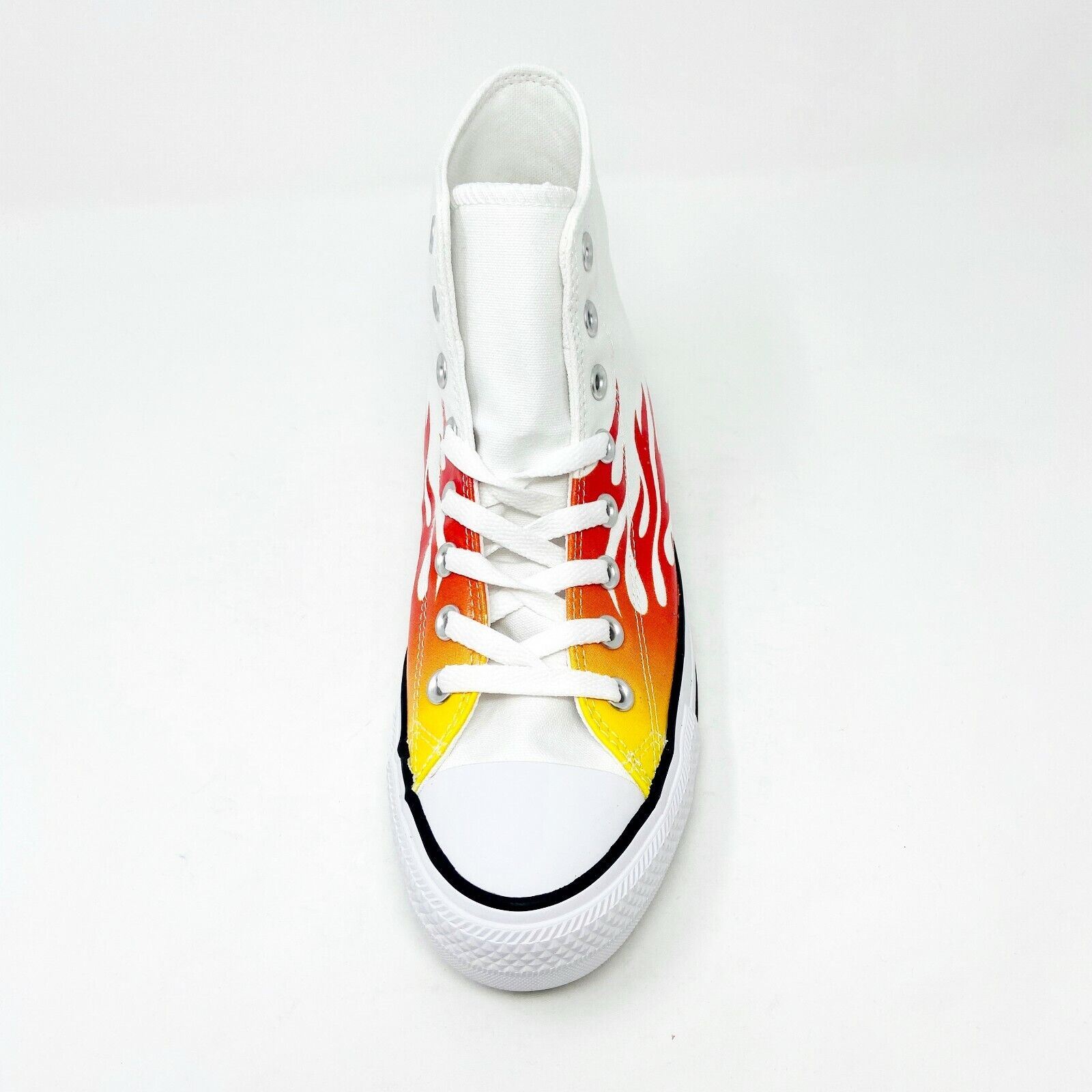 Converse Chuck Taylor All Star Hi Flames White Red Womens