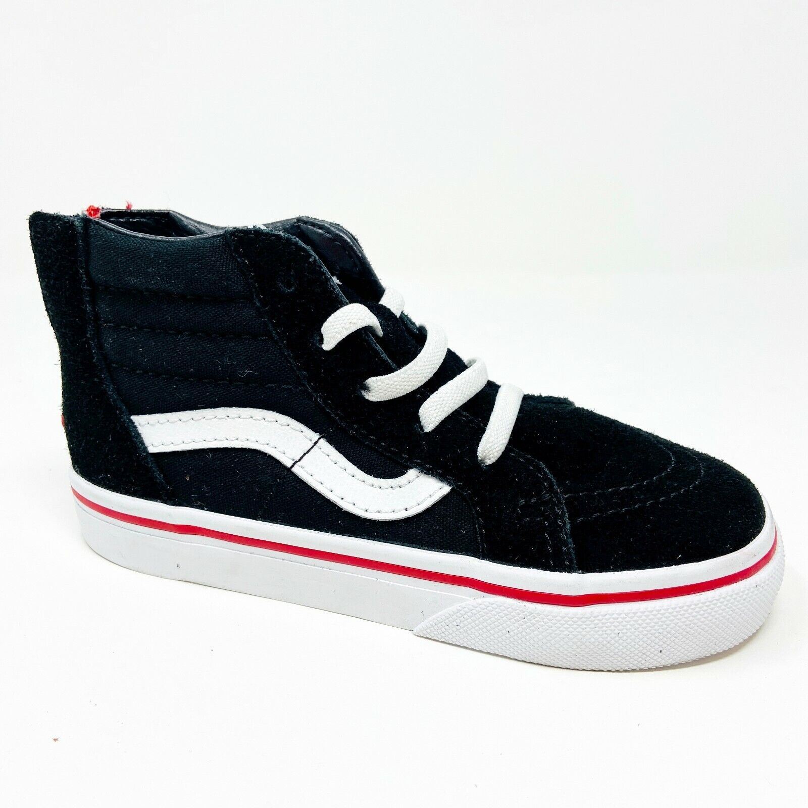 Vans SK8-Hi Zip (Valentines) Black Racing Red Toddlers Casual