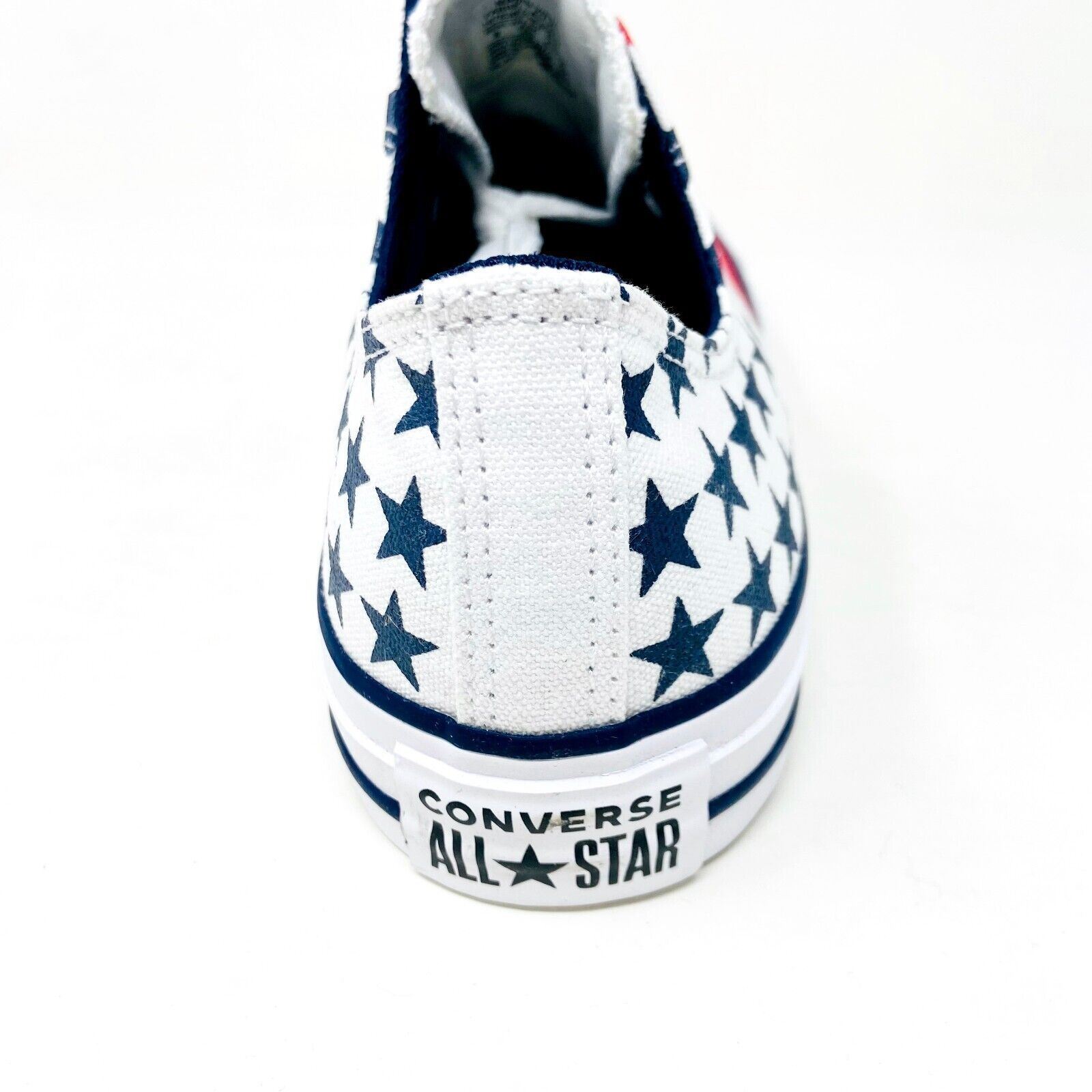 Converse CTAS Ox White Red Blue Mens July 4th USA Stars 