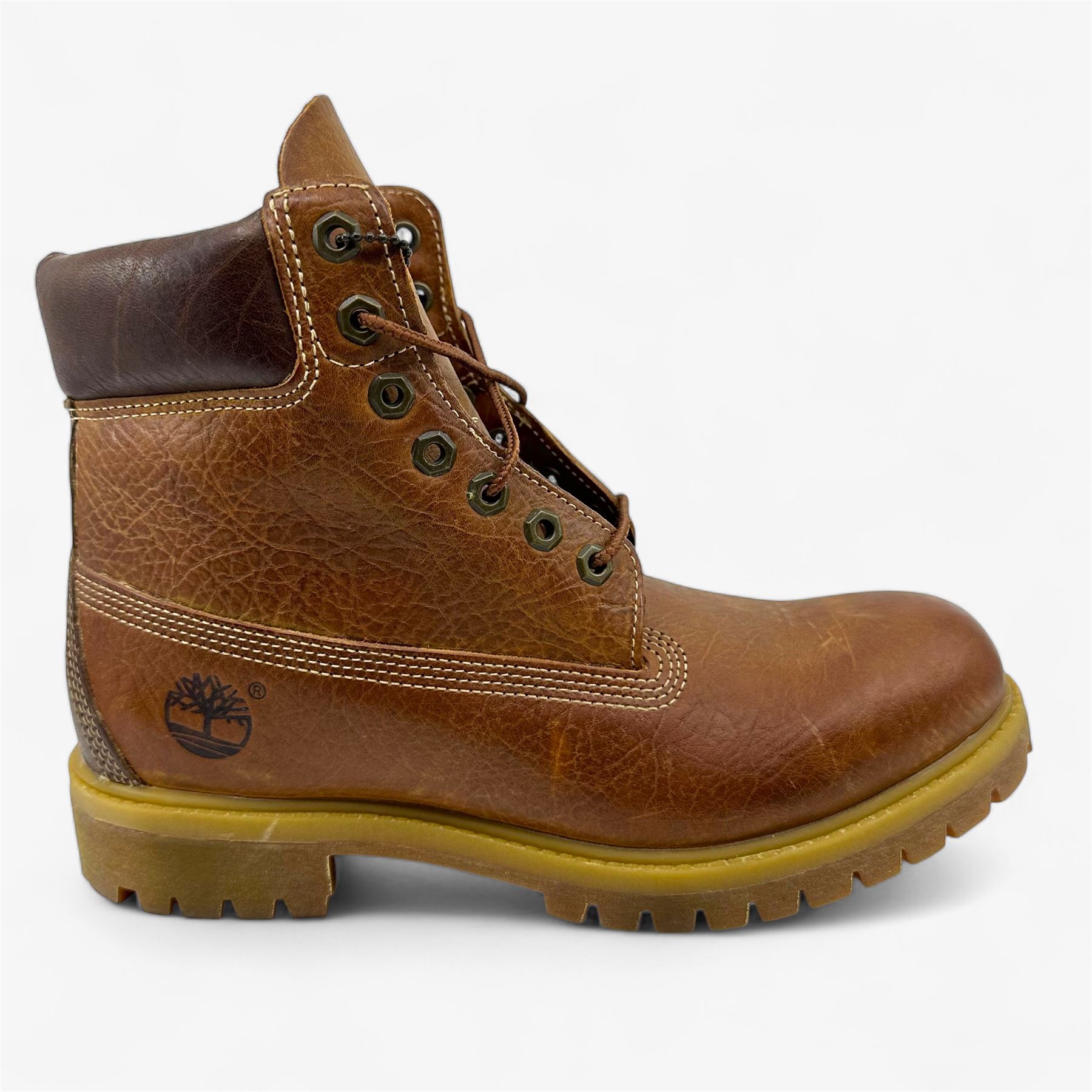 Timberland ブラウン ミリタリーブーツ 25cm Timberland 6 Inch Premium Brown Mens Boot Waterproof Combat