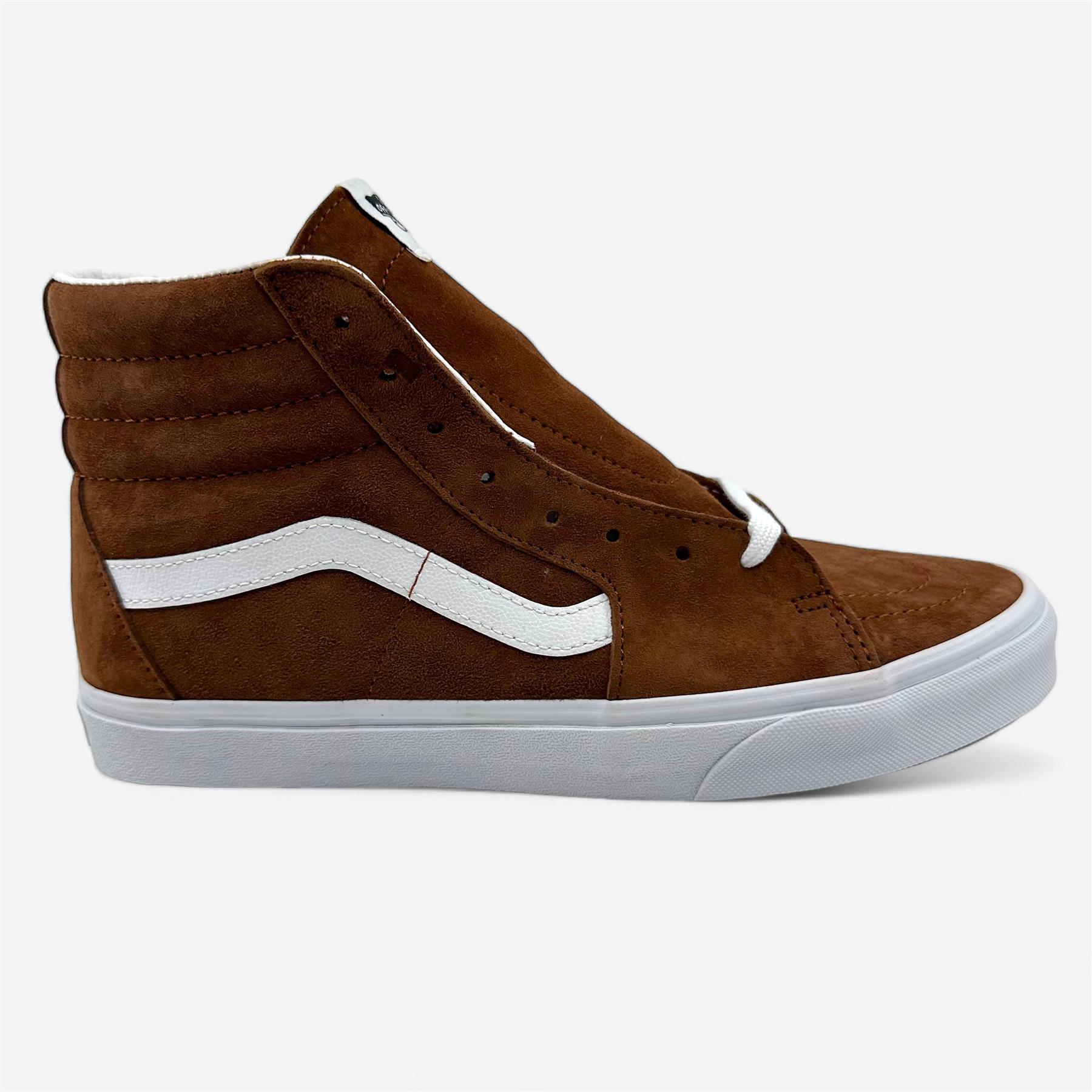 VANS Sk8 Hi Pig Suede Tortoise Shell Mens Athletic Sneaker | eBay
