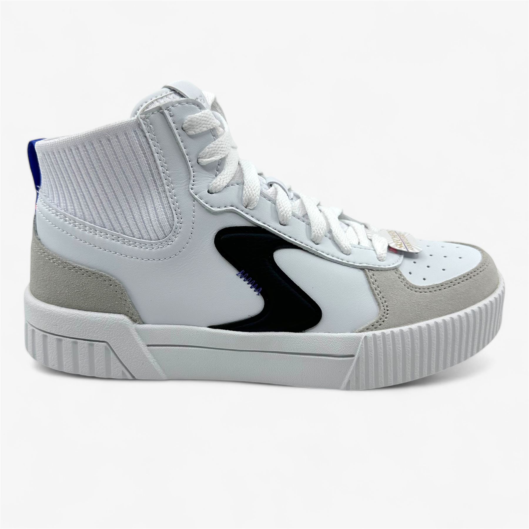 Skechers Jade Cruise Thru White Black Womens Athletic Court