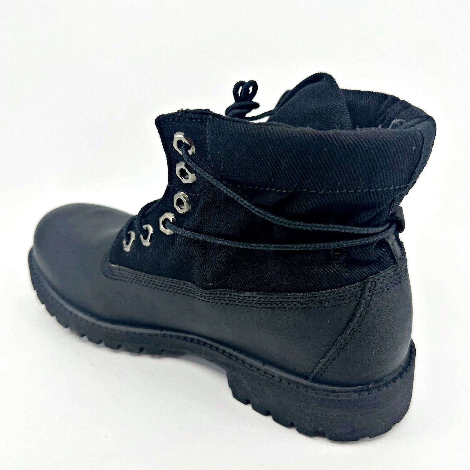 Timberland 6 In Roll Top Waterproof Convesso Black Kids Junior