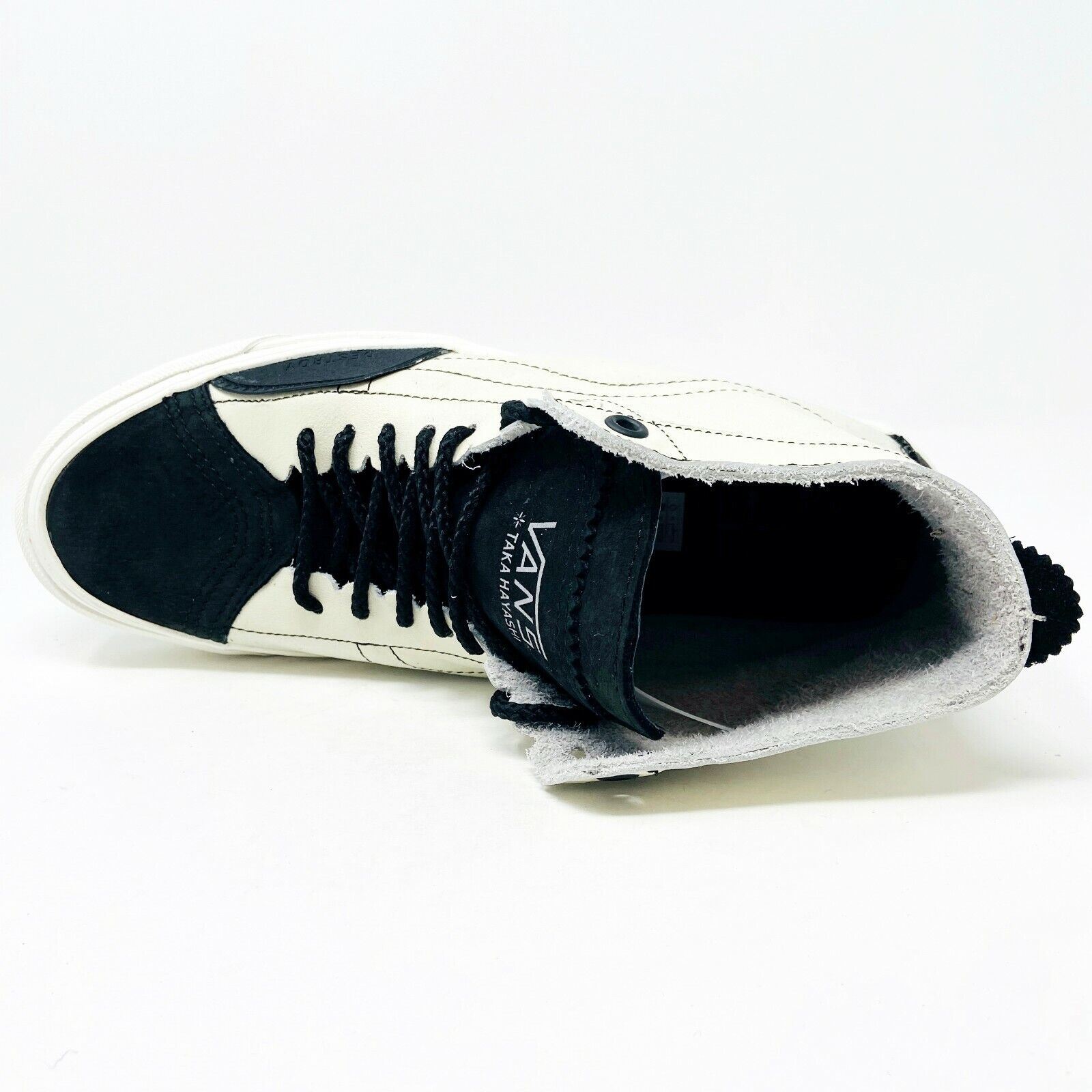 Vans Vault Taka Hayashi Sk8 Hi LX Black Marshmallow Mens Leather