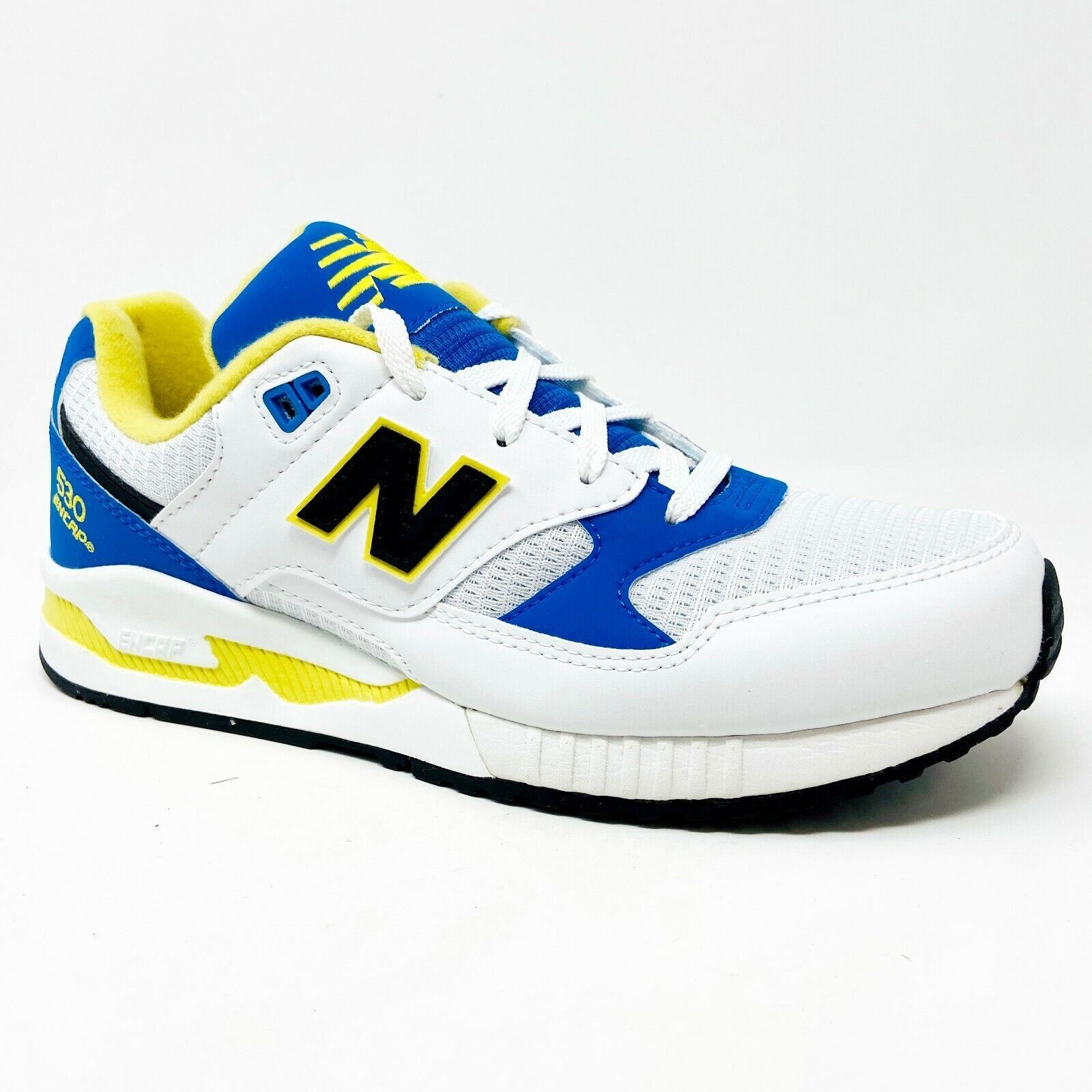 New Balance 530 Lifestyle 90s Running White Blue Yellow Mens  display picture 1