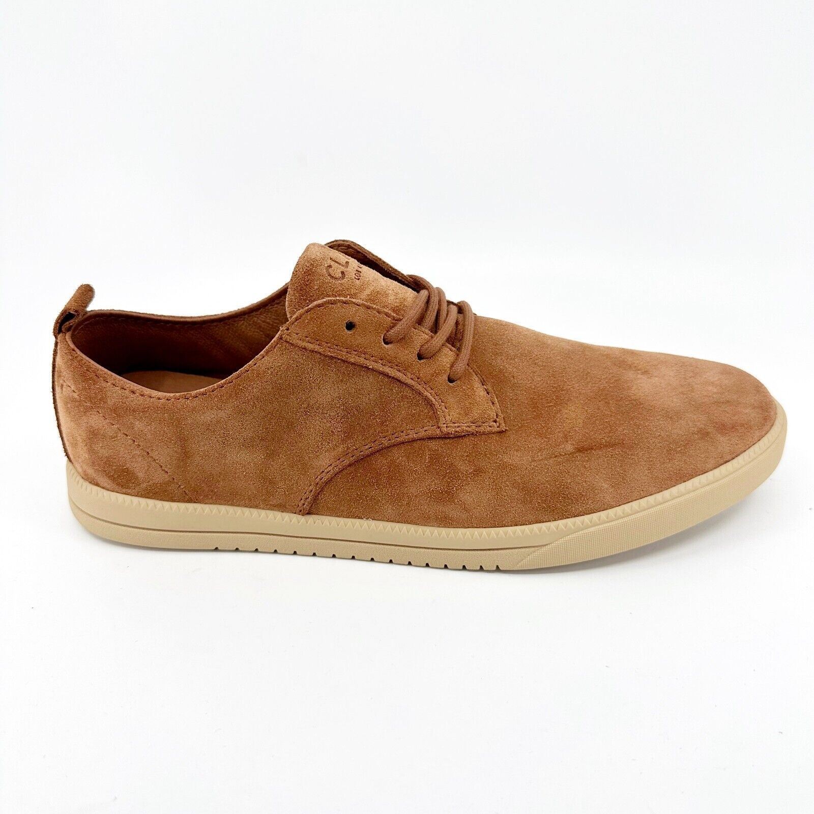 Clae Ellington Suede Lace Up Waxed Shoes Navy Blue Grey Men’s Size 12 Men main image 4