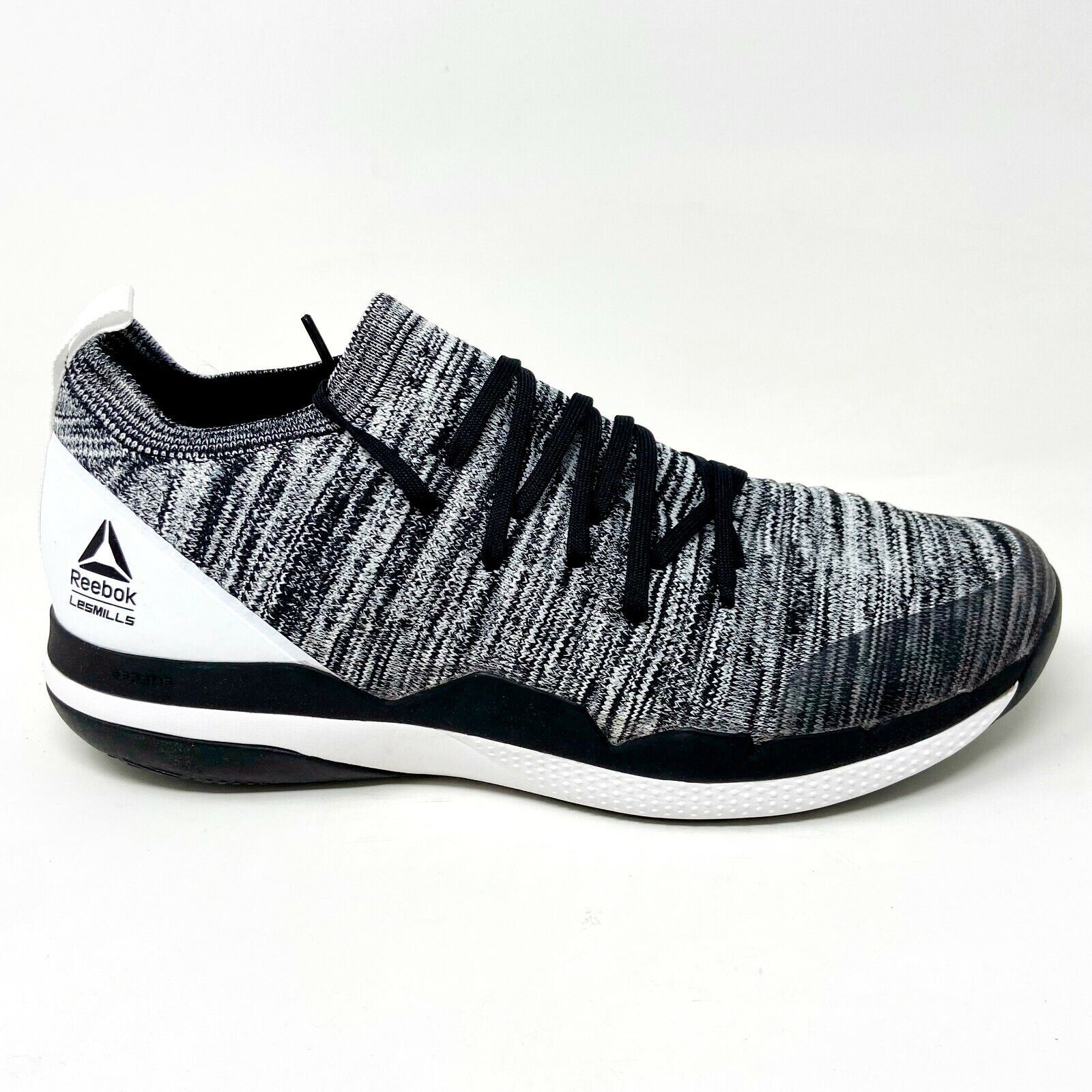 rara箱無し Reebok UltraCircuit TR Ultraknit Black White Oreo Mens Size 12