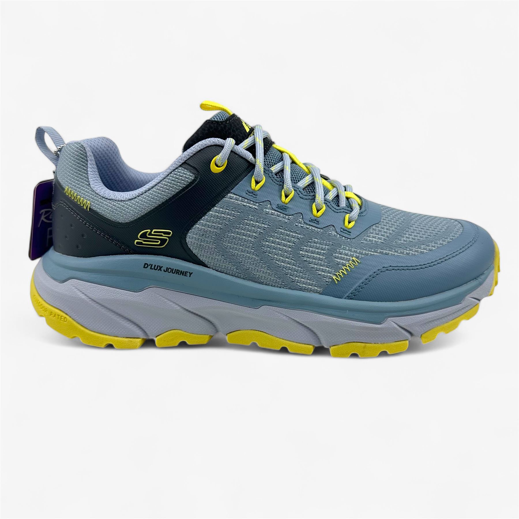 Skechers D'Lux Journey Marigold Blue Yellow Womens Athletic