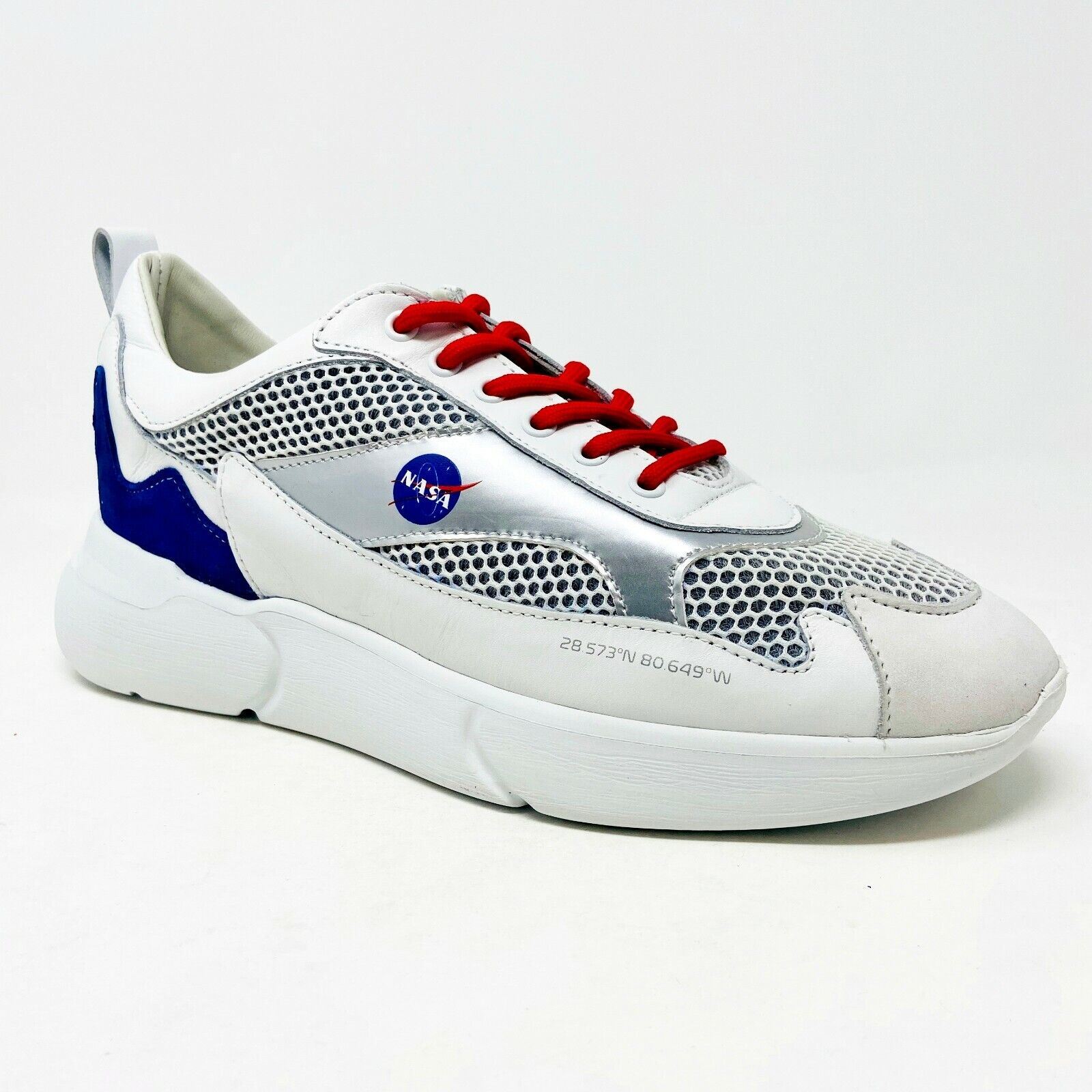 Mercer W3RD NASA Apollo 11 White Silver Blue Mens Size 10 ME0274183145 Mercer W3RD NASA Apollo 11 White Silver Blue Mens Size 10  main image 3