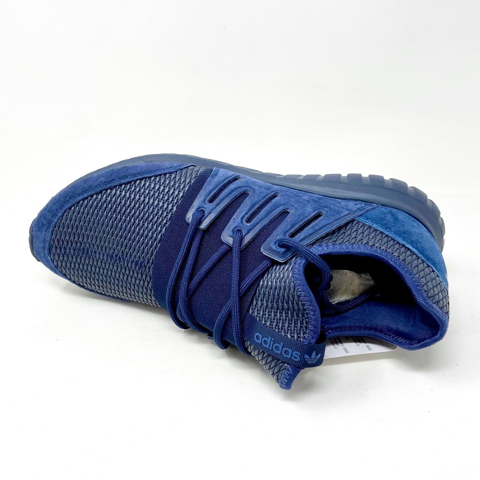 Adidas Tubular Men\'s Blue Denim Shoes/Sneakers size 7.5 SKU 2271 adidas Tubular Radial Blue for Sale | Authenticity  main image 4