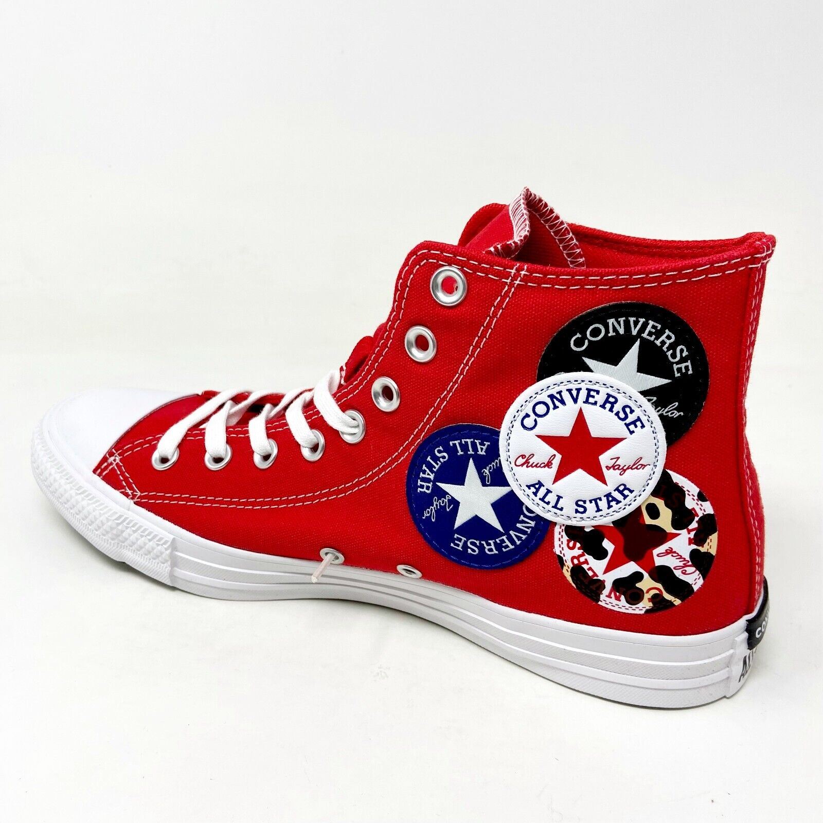 Converse CTAS Hi Logo Play University Red Black Mens Casual 