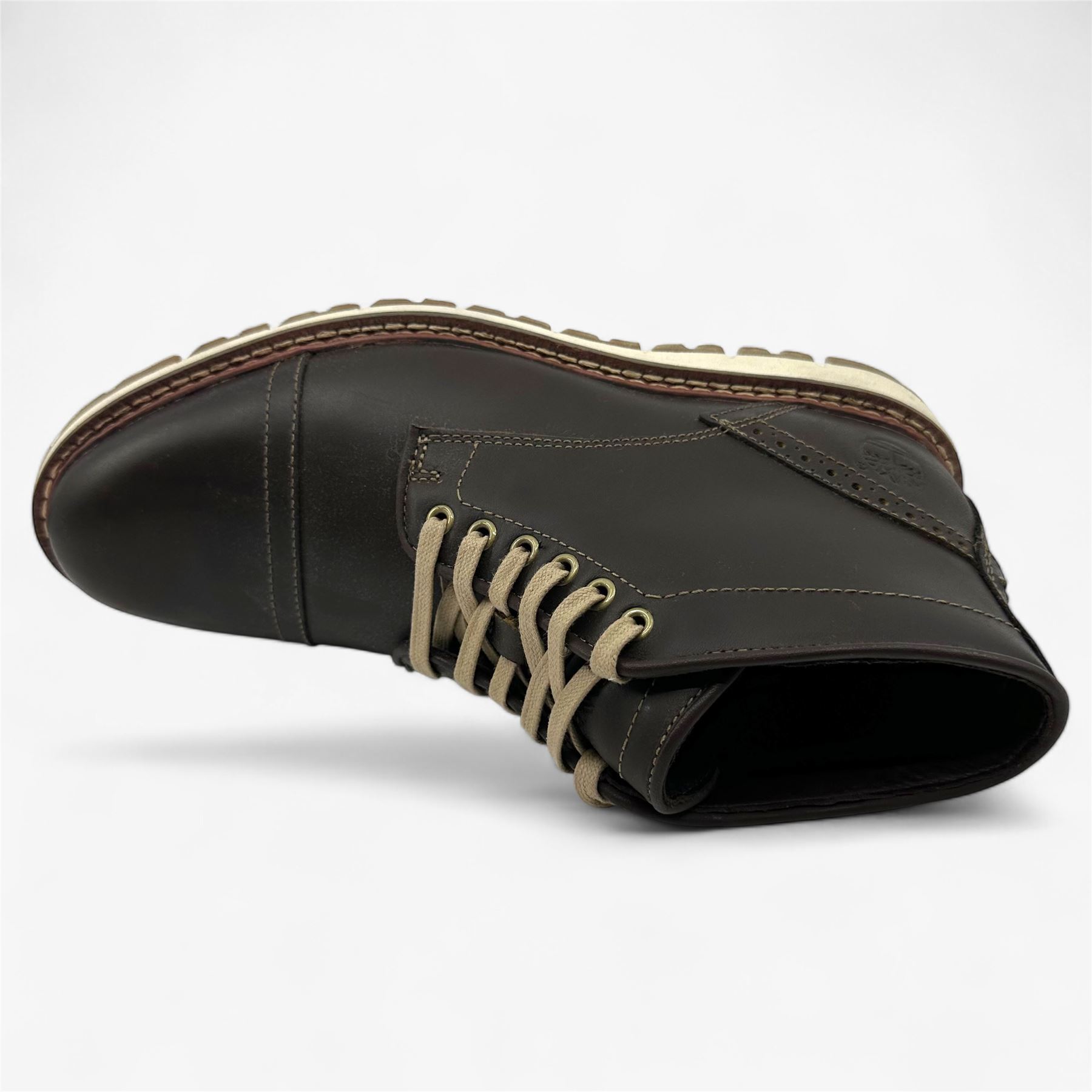 Timberland Britton Hill Dark Brown Gum Mens Boot Chukka | eBay display picture 3