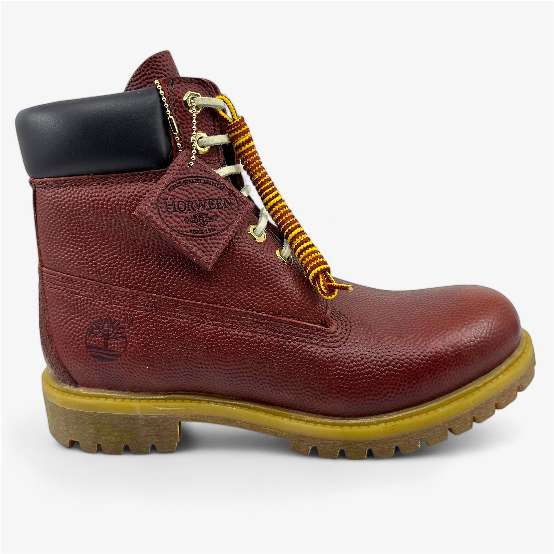 Timberland 6-дюймовые мужские ботинки премиум-класса с коричневой текстурой, футбольные водонепроницаемые боевые ботинки