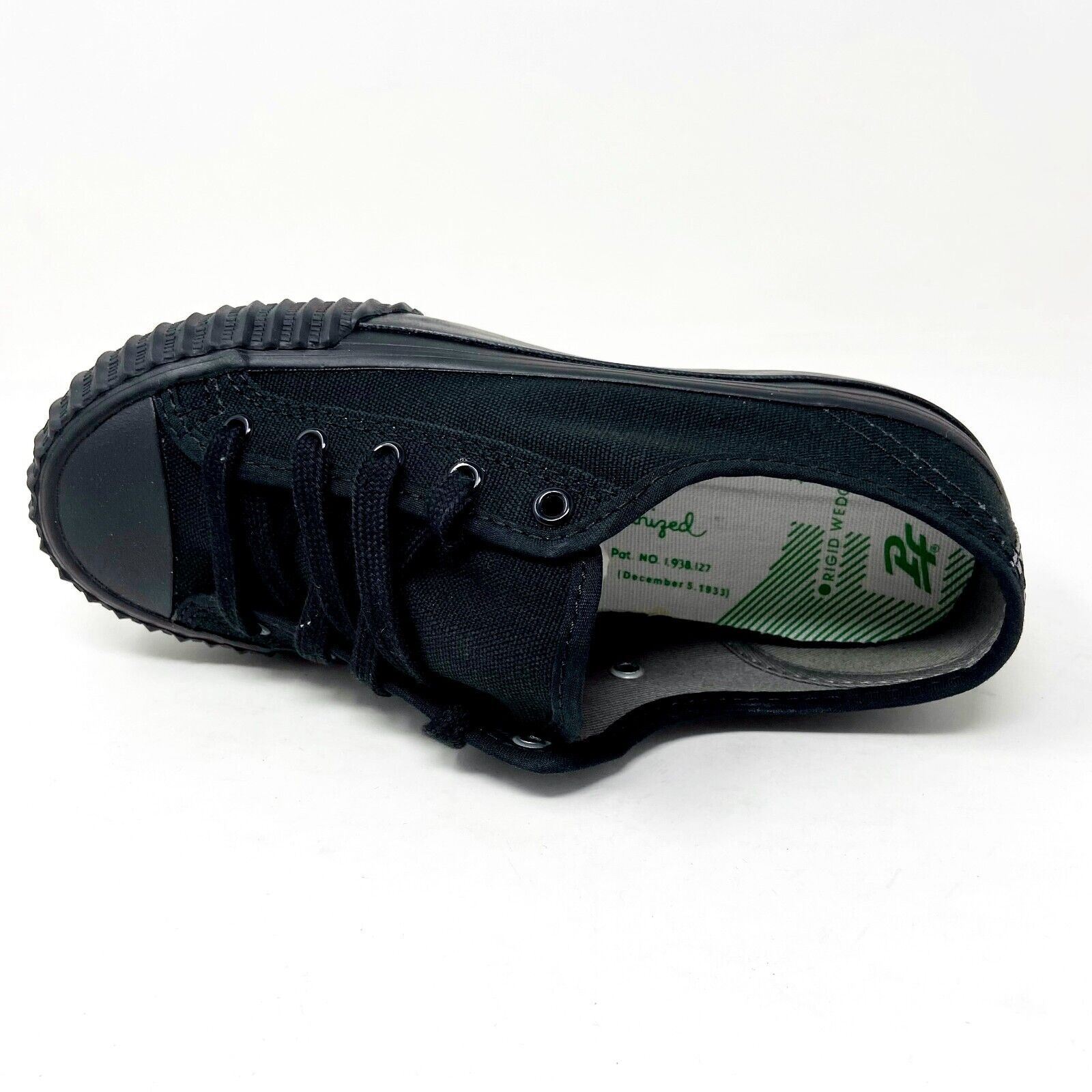 PF Flyers Center Lo Sandlot Triple Black Kids Retro Casual Shoes