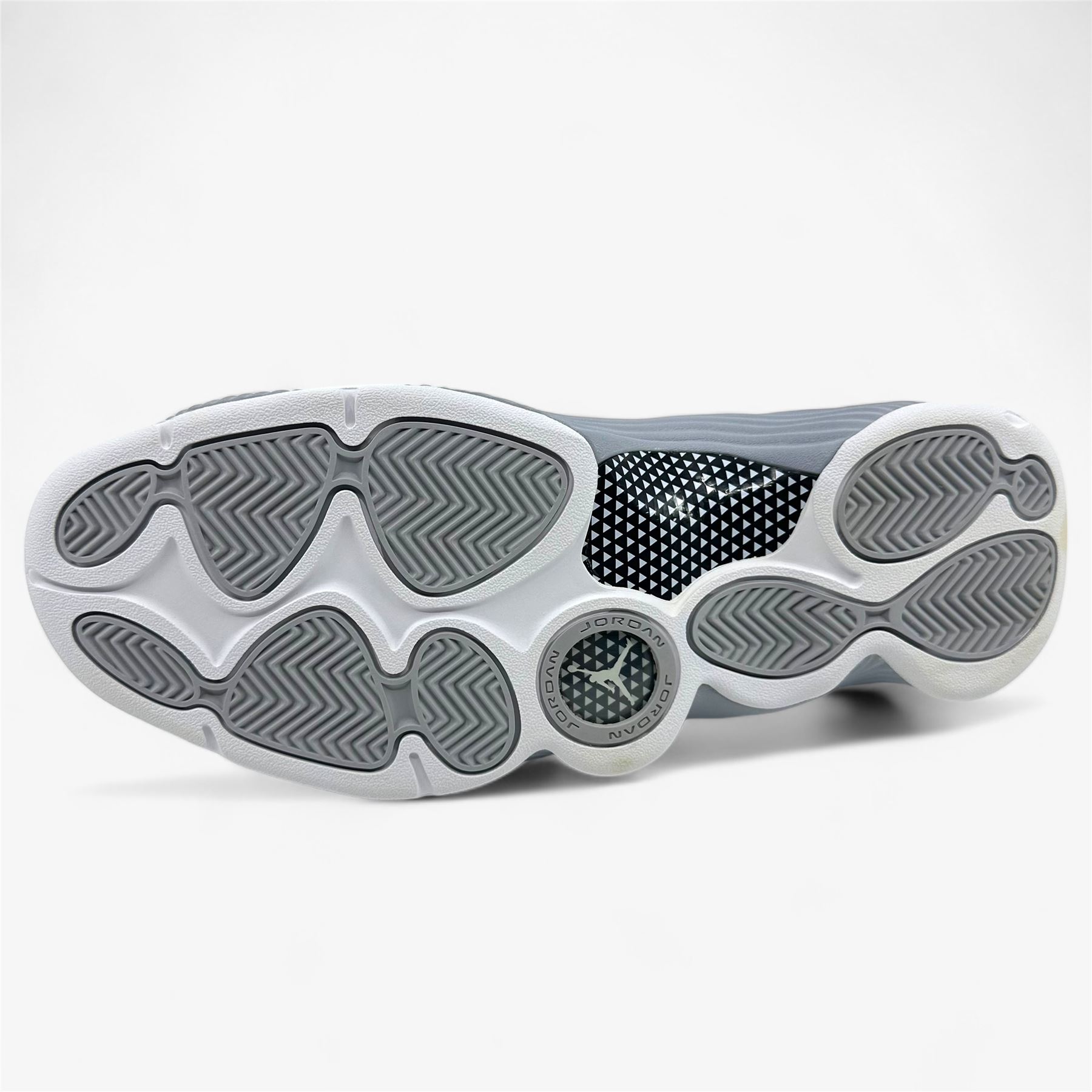 Jordan Jumpman Team 2 Cool Grey White Wolf Grey Mens  display picture 1