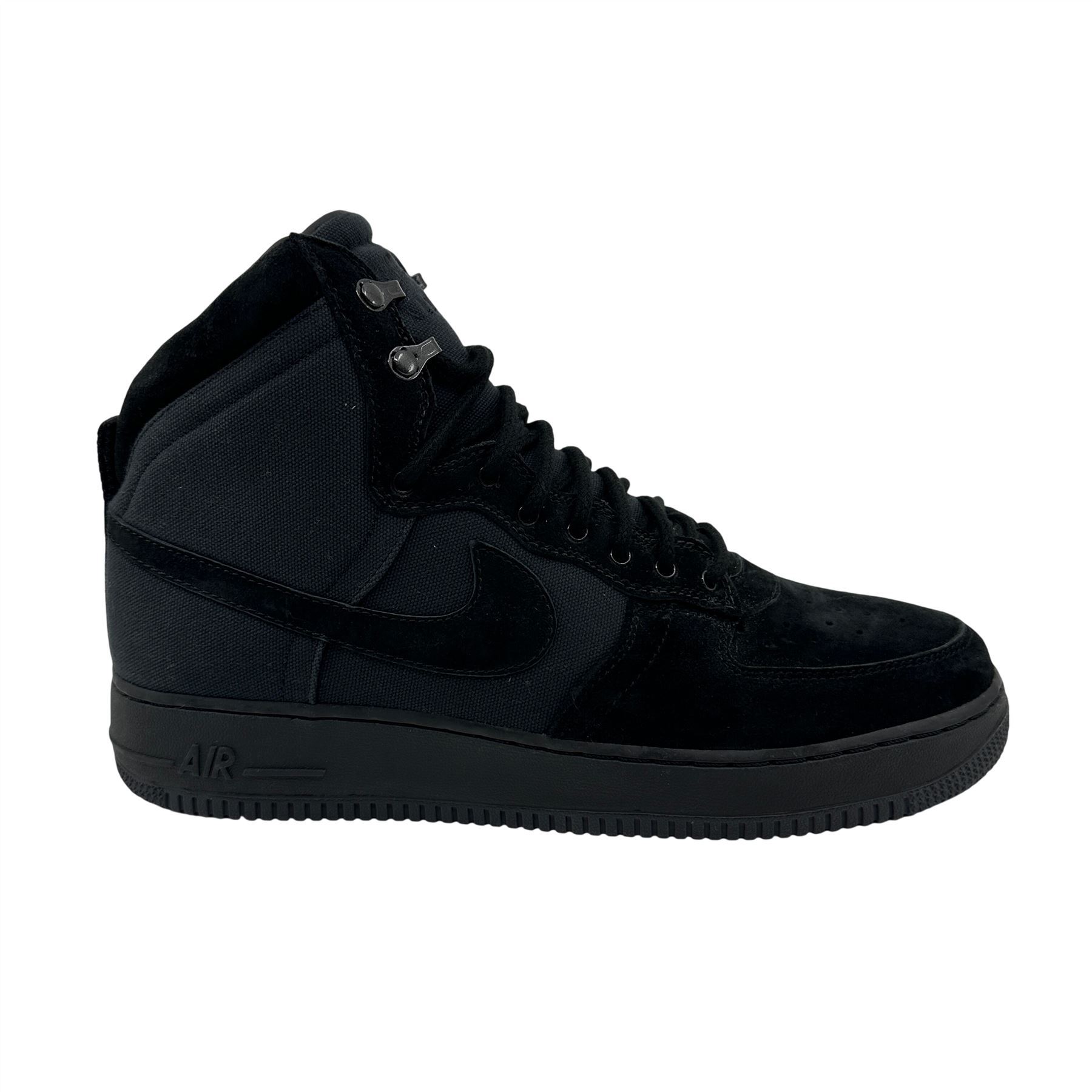 Nike Air Force 1 High Deconstructed Military Triple Black Me