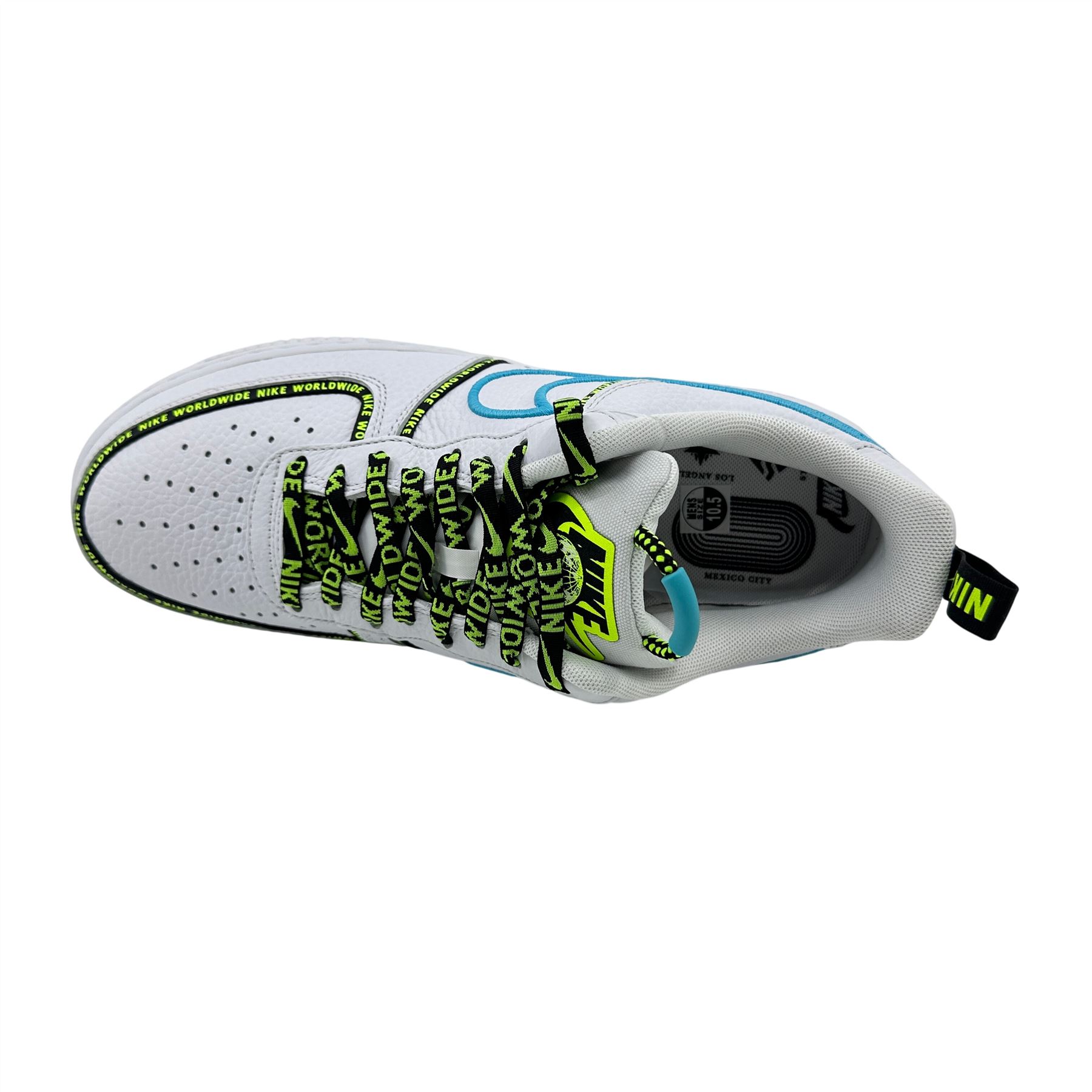 Nike Air Force 1 \'07 Premium WW White Blue Black Mens Worldwide Sneaker Nike Air Force 1  main image 4