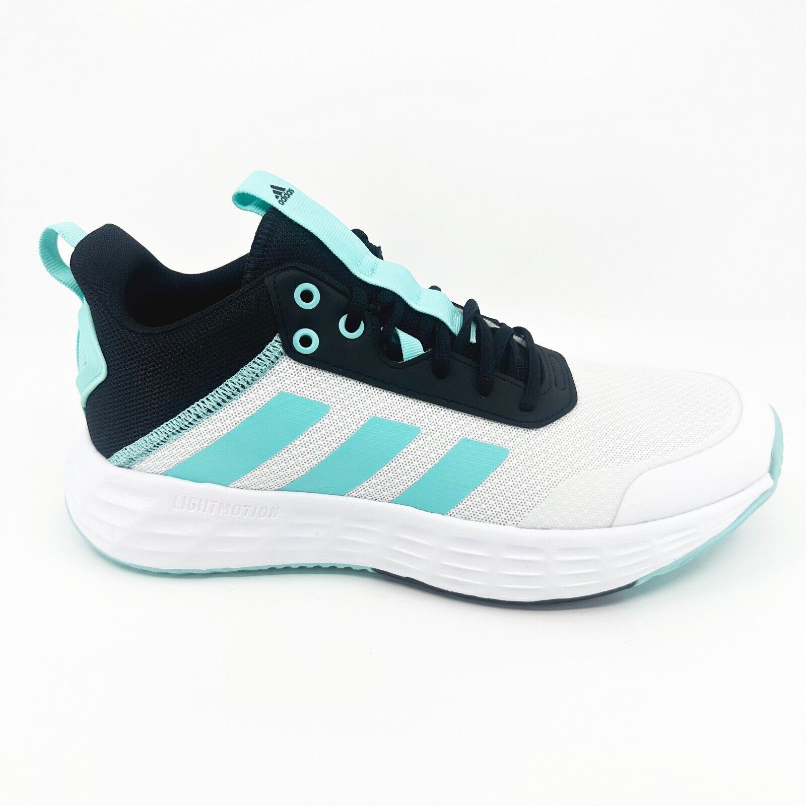 Adidas Own The Game 2.0 White Aqua Black Mens Basketball
