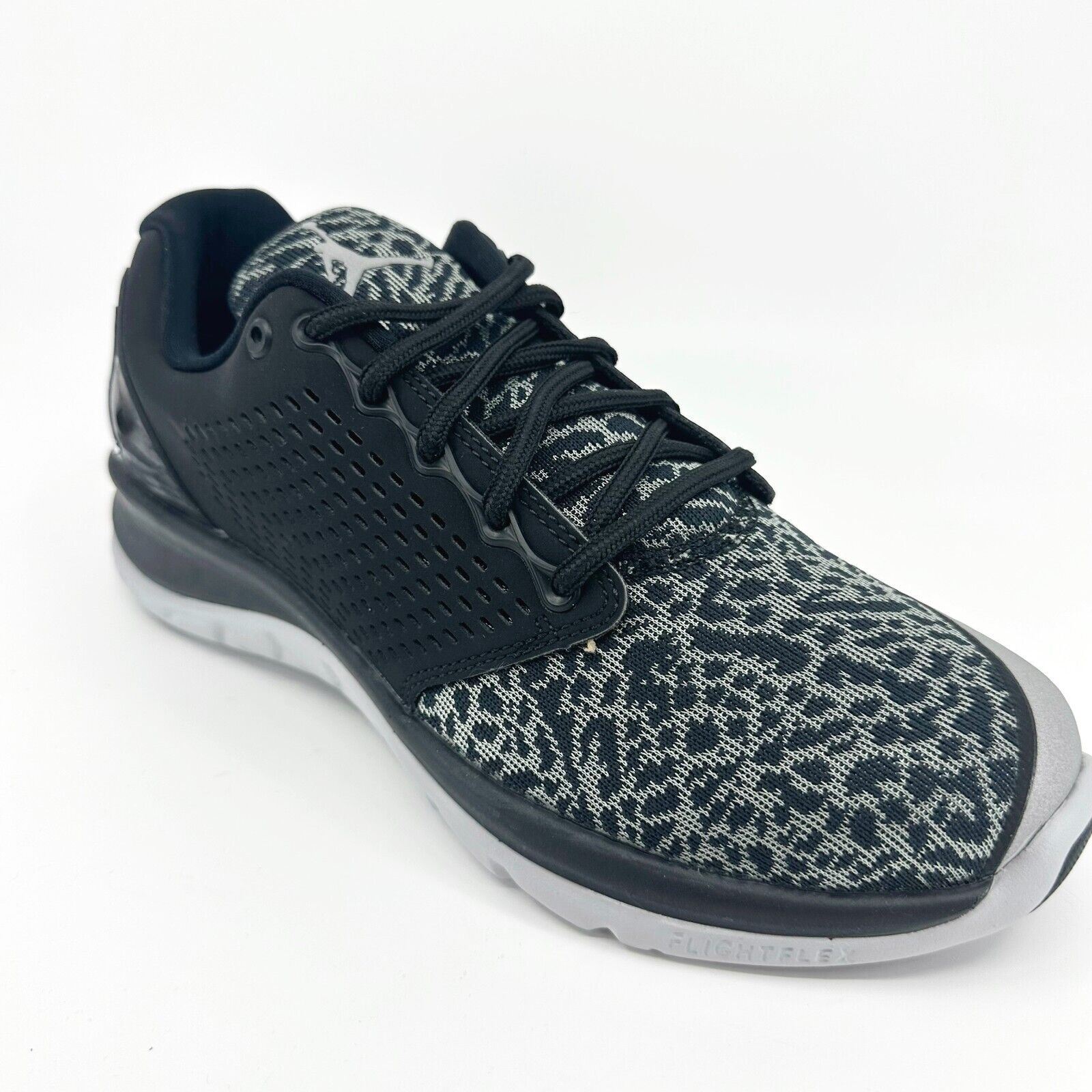 Jordan Trainer ST Black White Wolf Grey Elephant Print Mens
