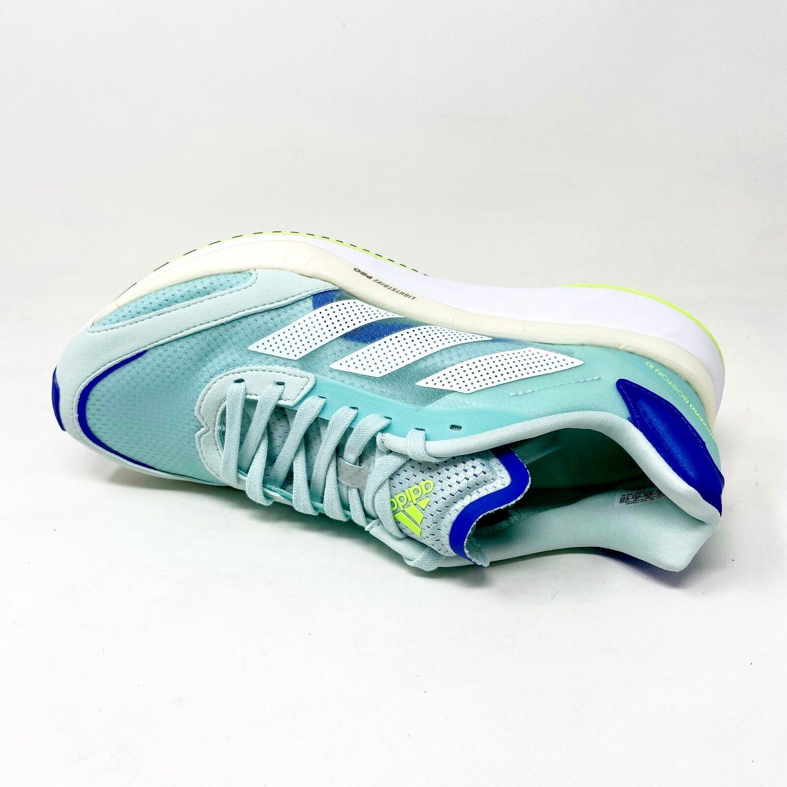 Adidas Adizero Boston 10 Halo Mint Blue White Womens Running 