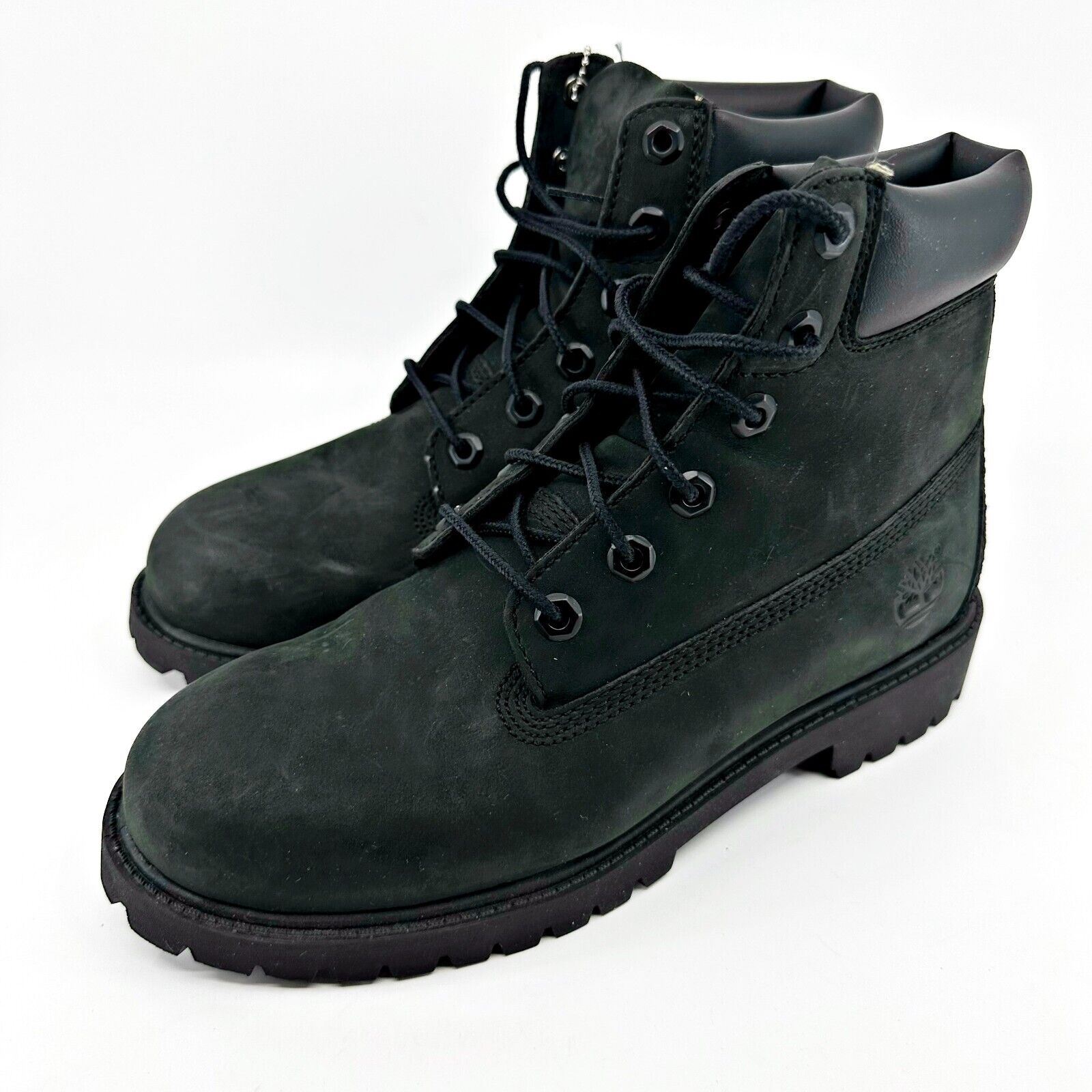 Timberland 6in Premium Black Junior Kids Size 6.5 Boots 12907 | eBay