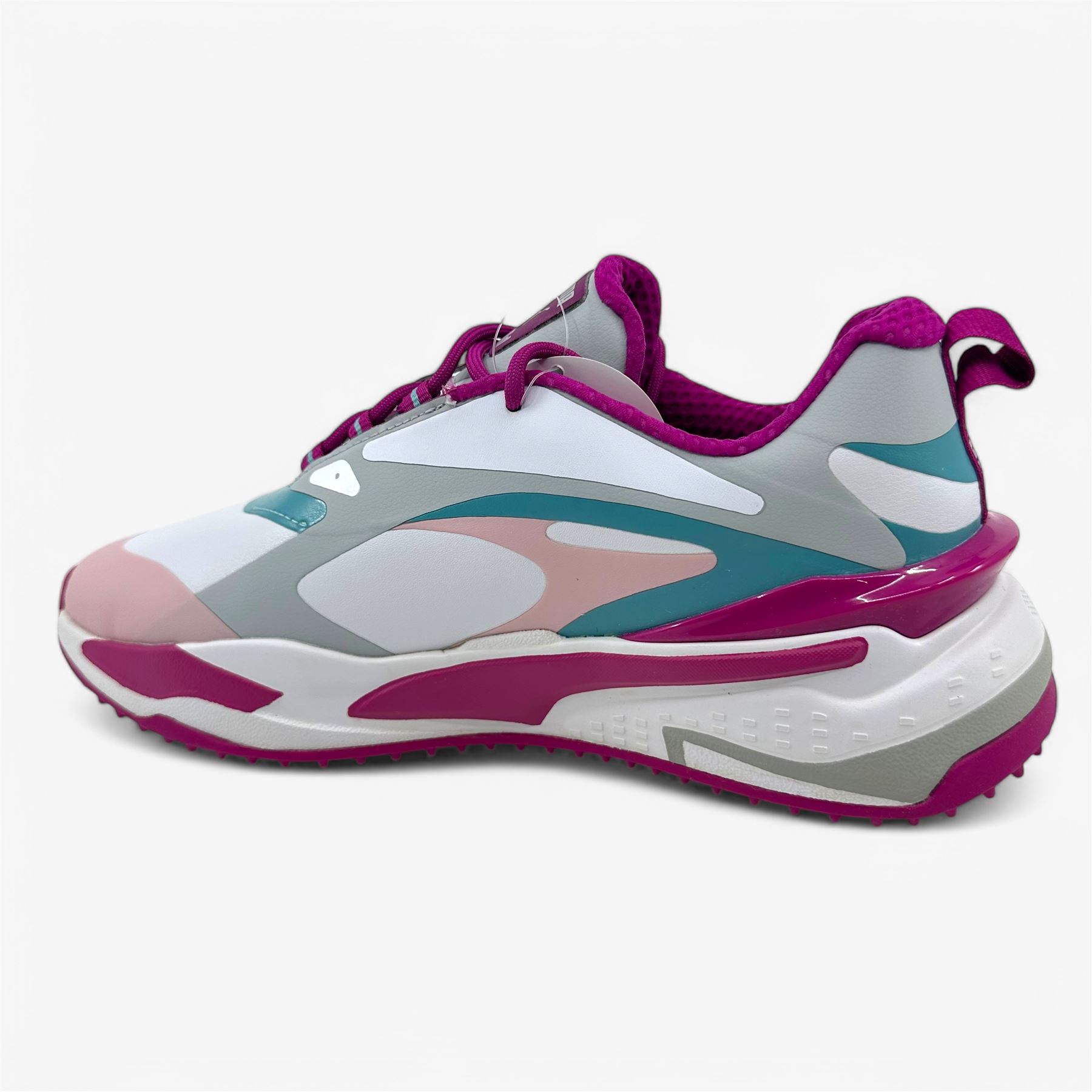 PUMA GS Fast White Chalk Pink Porcelain Womens Waterproof Golf