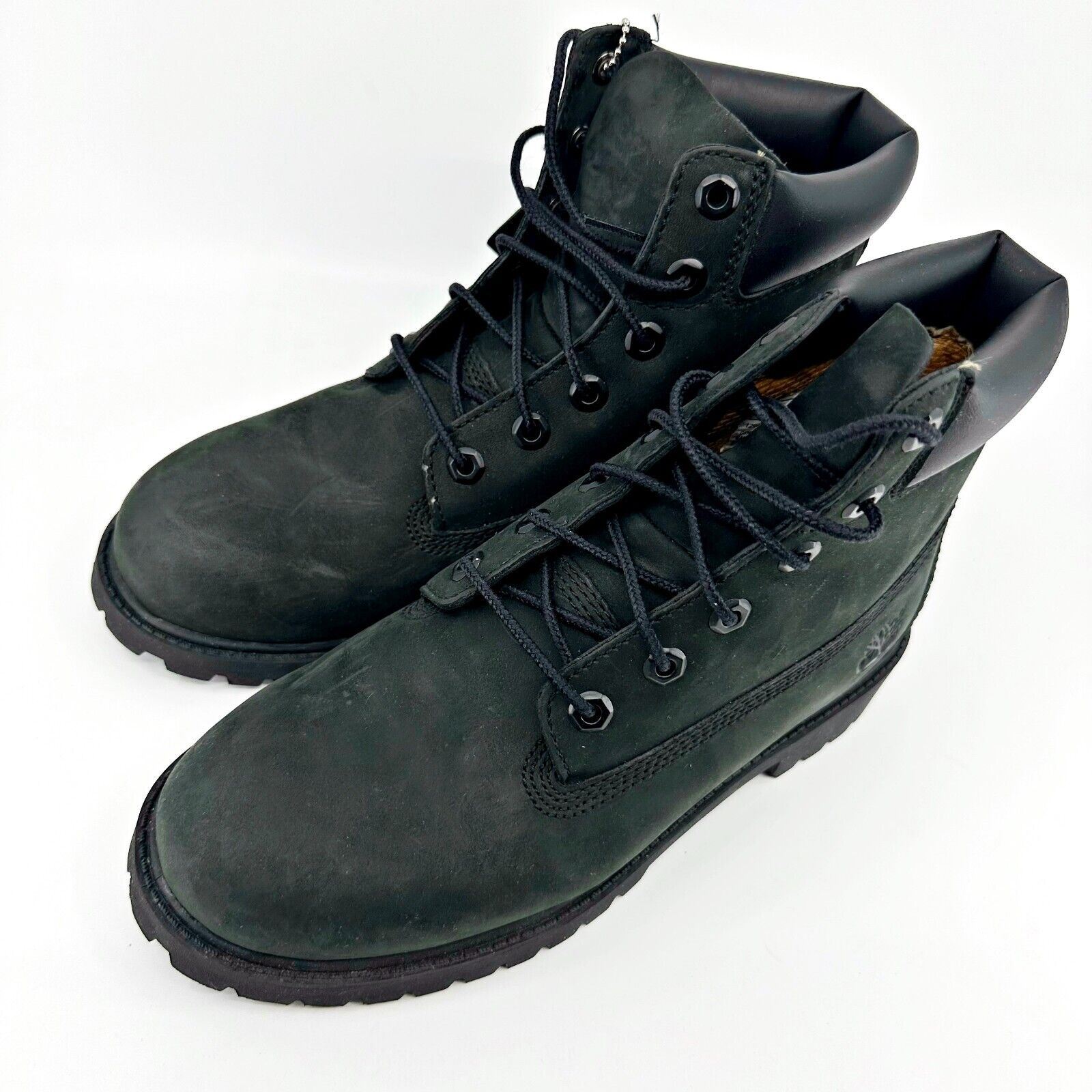Timberland 6in Premium Black Junior Kids Size 6.5 Boots 12907 | eBay
