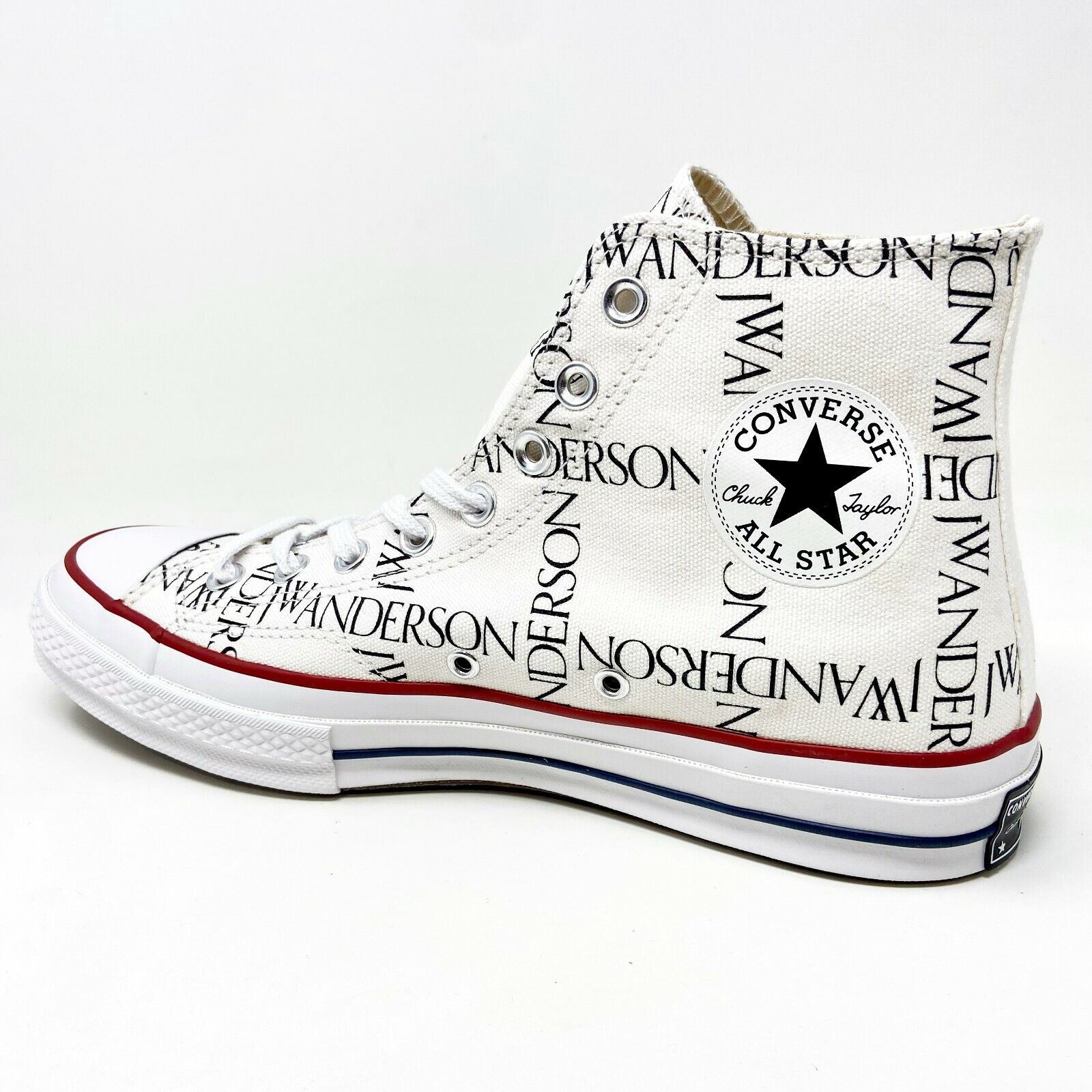 Converse Chuck 70 Hi Grid JW Anderson White Black Insign Mens 160808C 13 US 48 Converse Chuck 70 Hi Grid JW Anderson White Black Insign  main image 3