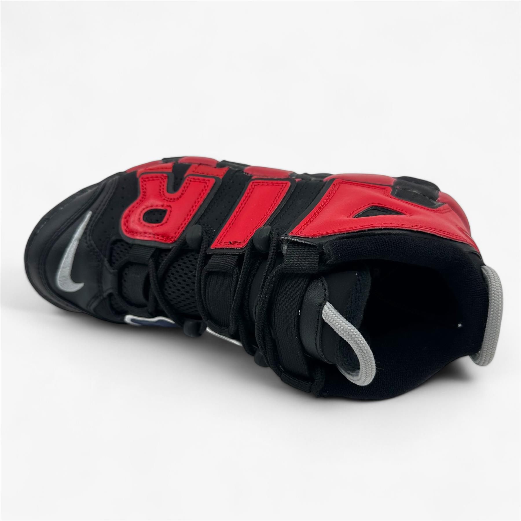 Nike Air More Uptempo GS Black University Red Kids Athletic