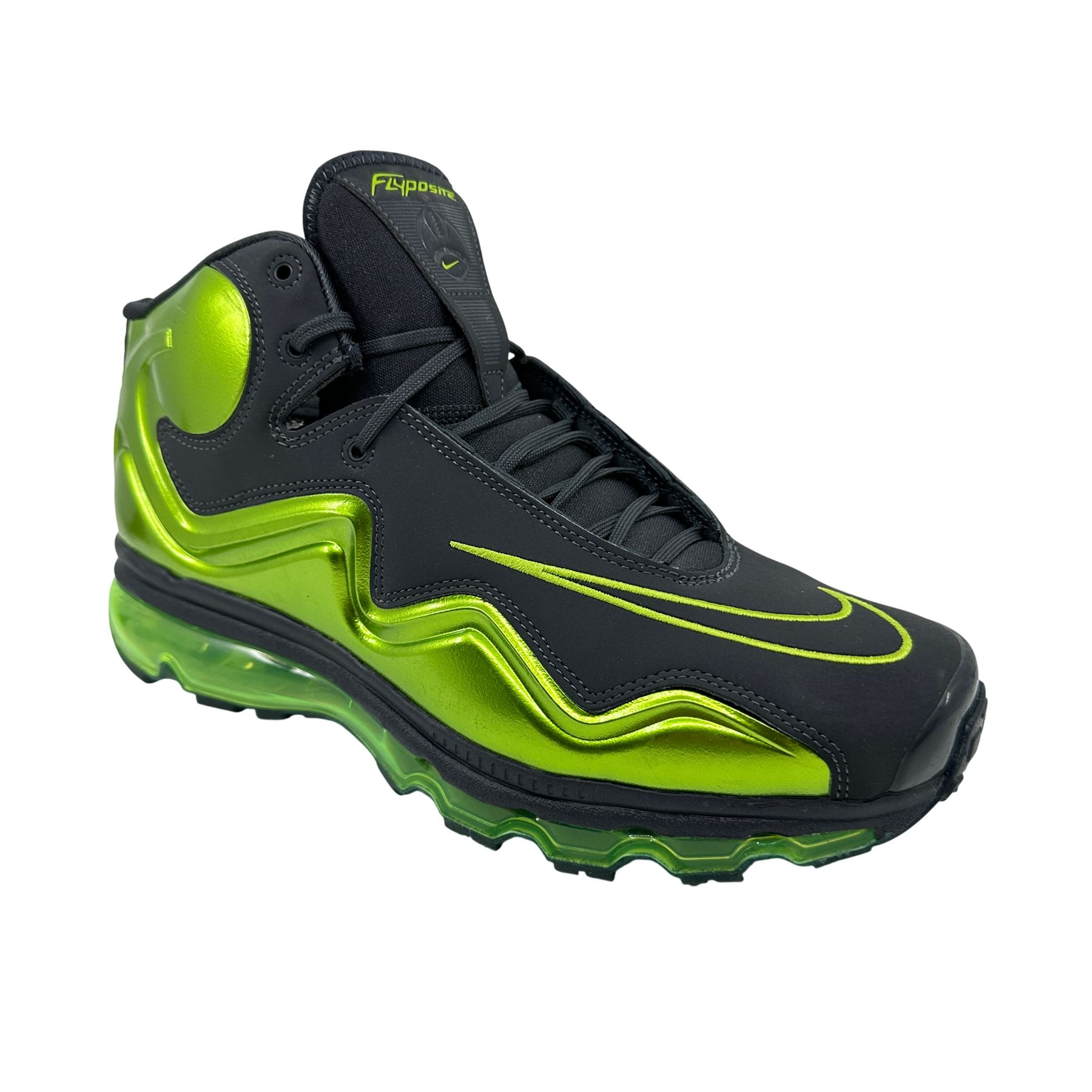 Nike Air Max Flyposite Anthracite Brilliant Green Mens Athletic Sneaker Nike Air Max Flyposite Anthracite Brilliant Green 536850-013  main image 3