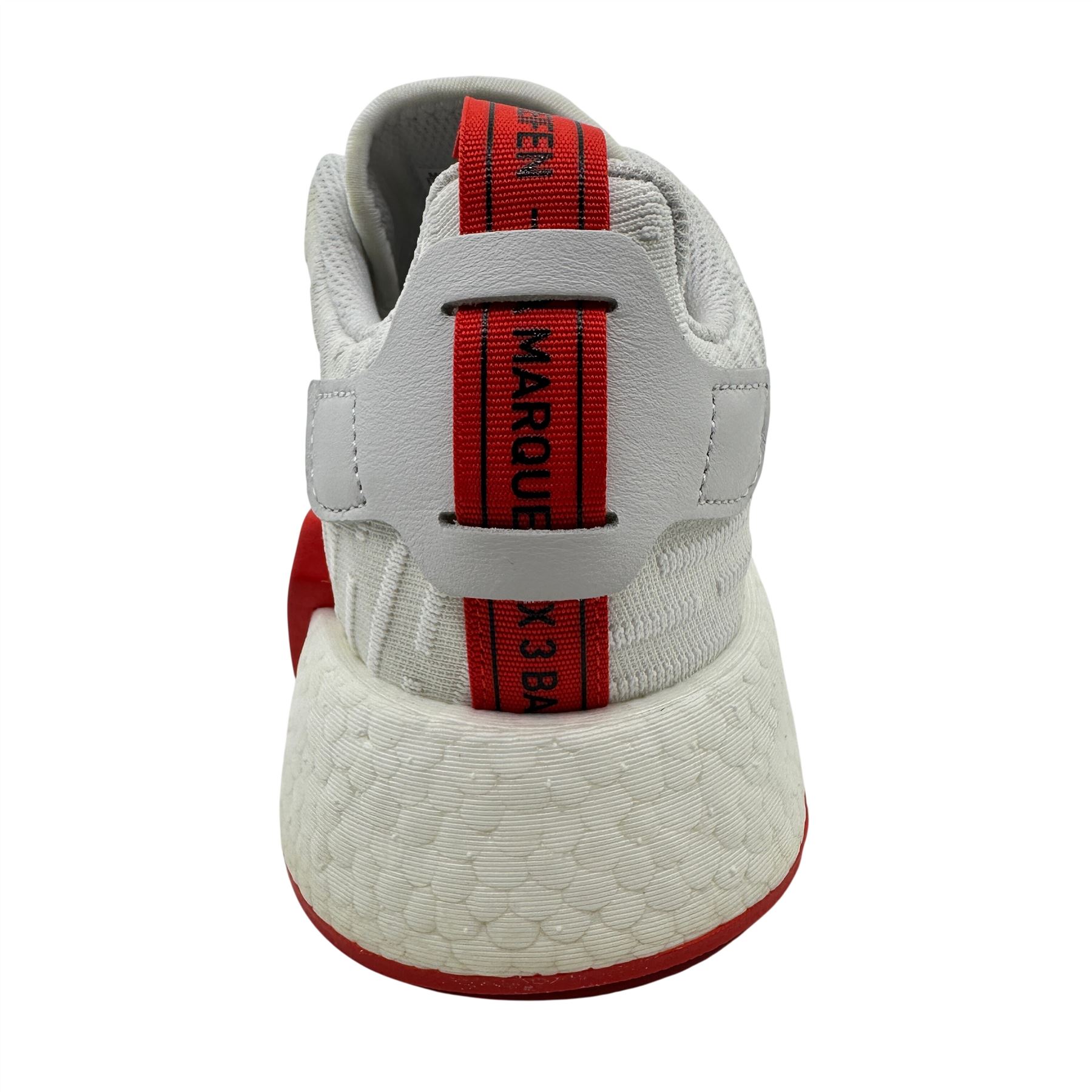 NWOB adidas NMD R2 White Core Red Two Toned- Size 8.5 Men adidas NMD R2 Men main image 2