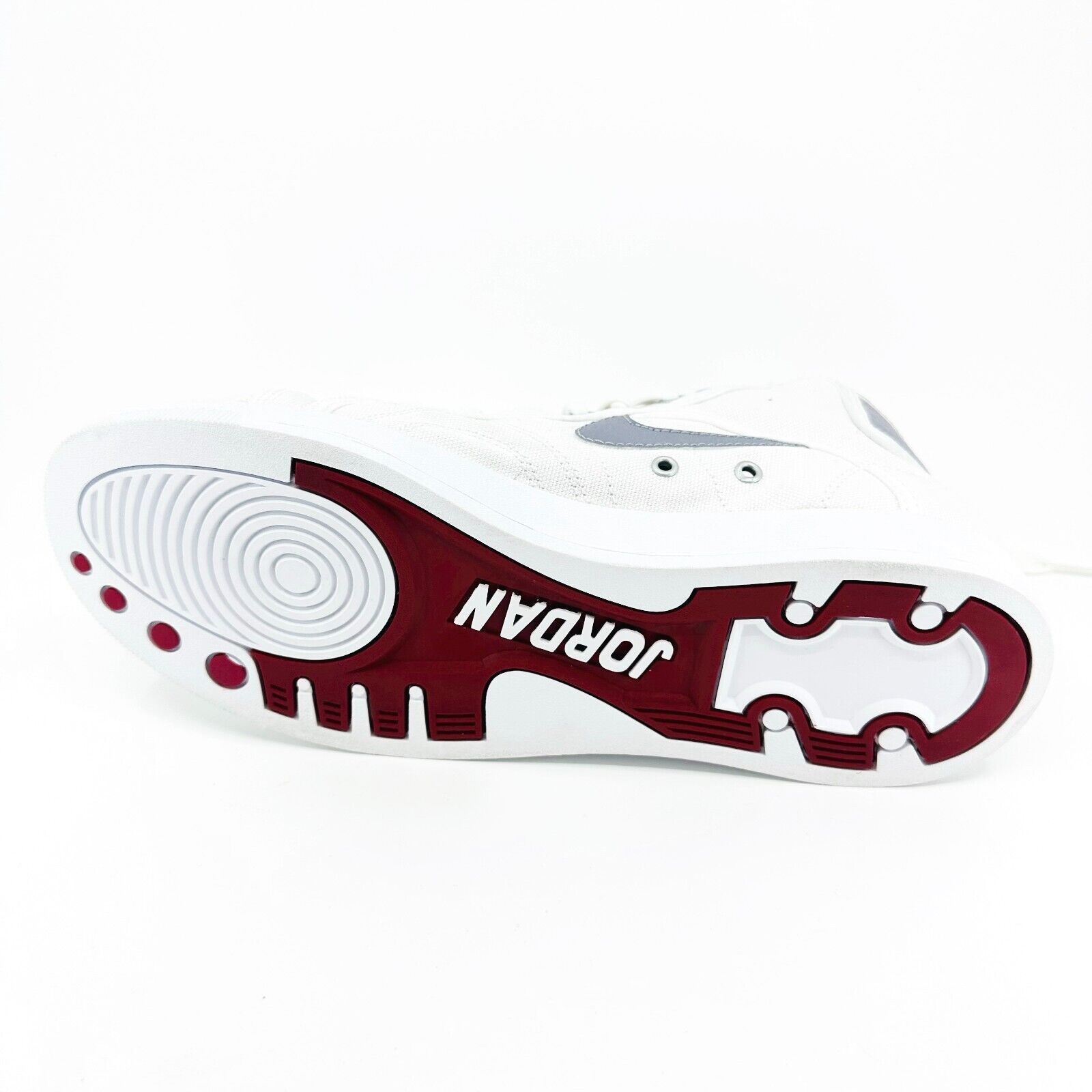 Jordan Sky High Canvas White Varsity Red Cement Grey Mens