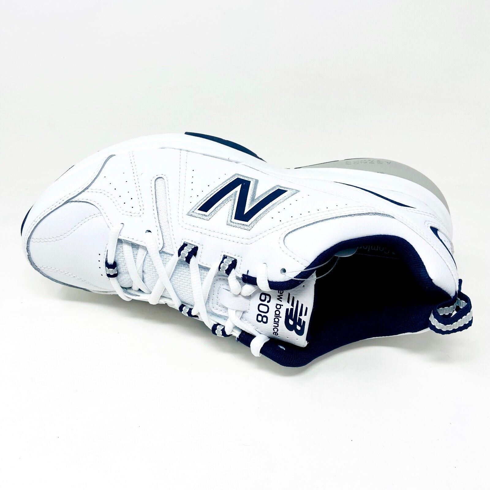 New Balance 608 White Navy Mens Casual Comfort Training