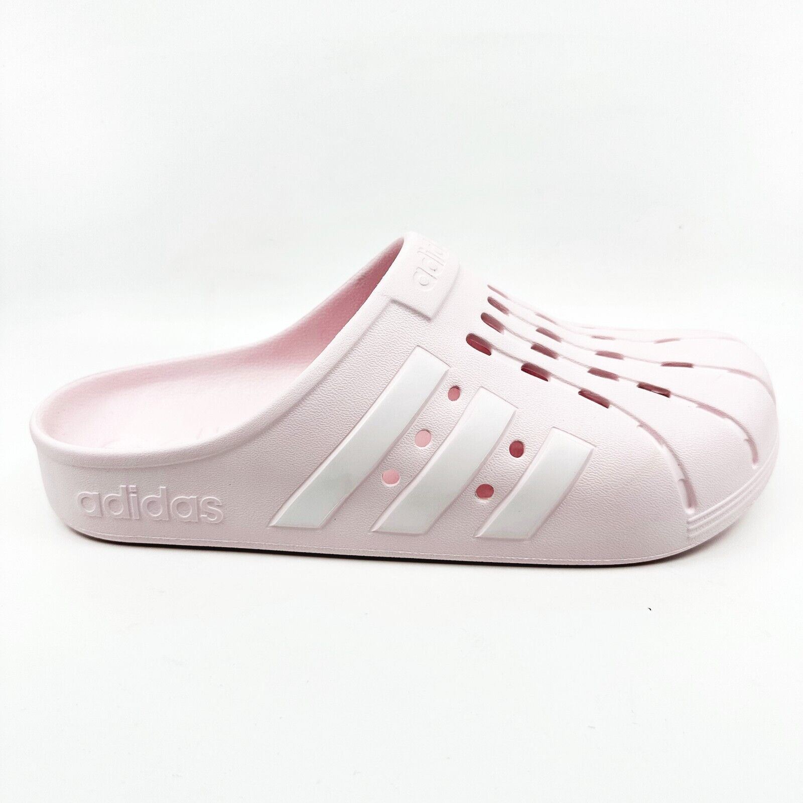 Adidas Adilette Clog Pink White Mens Comfort Sandals GZ5888