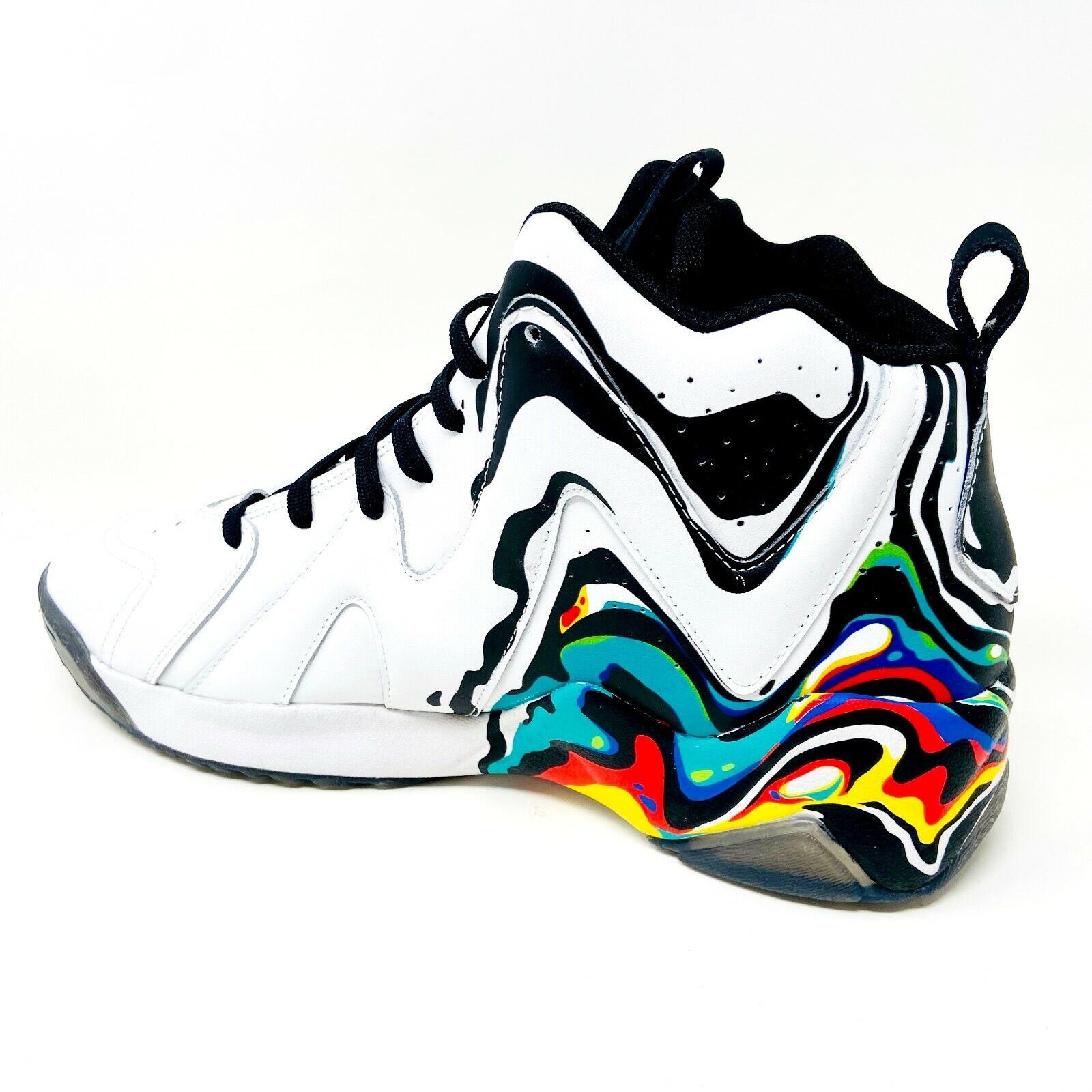 Reebok Kamikaze II Mid International Peace Day White Black Mens