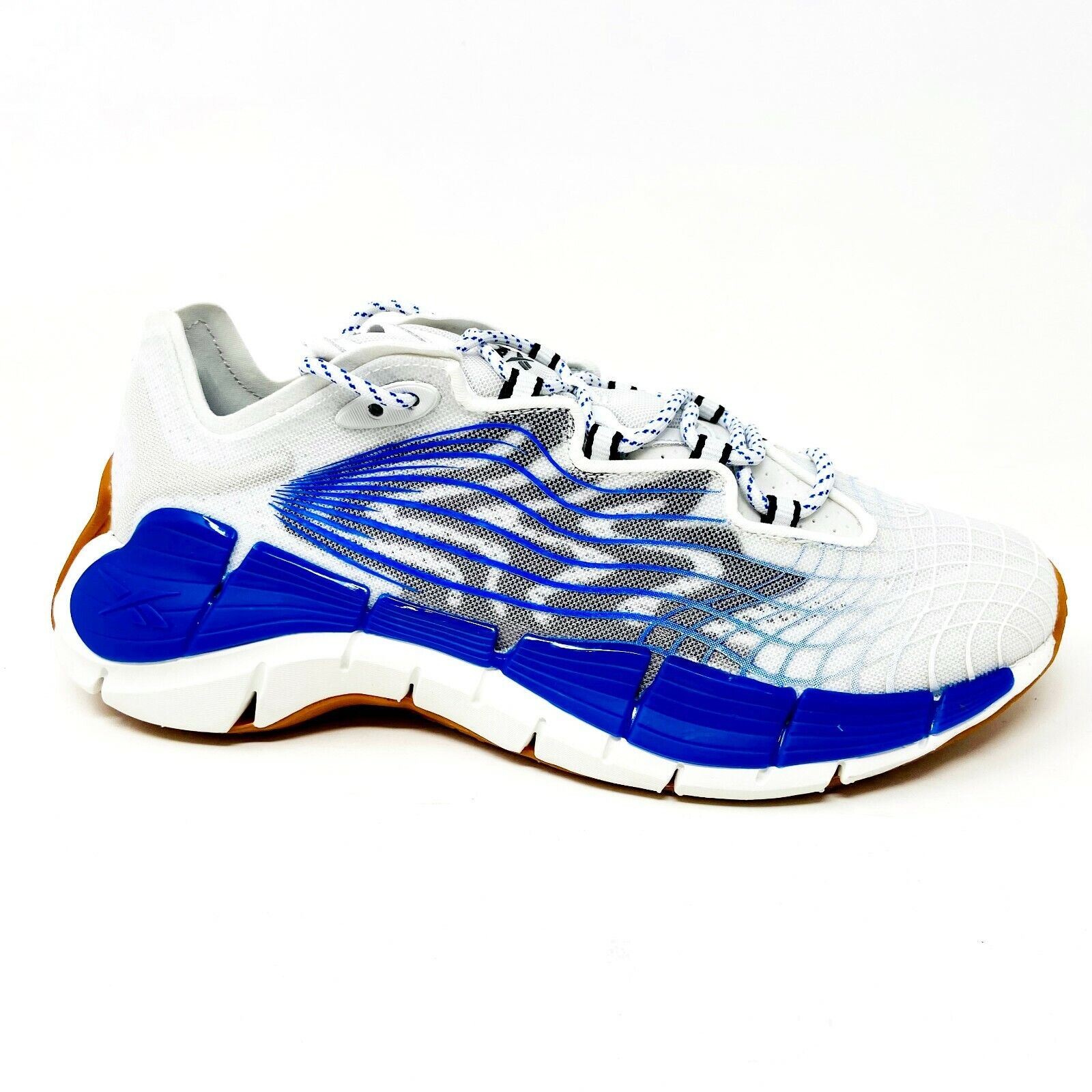 Reebok Zig Kinetica II Morning Fog White Blue Mens Running
