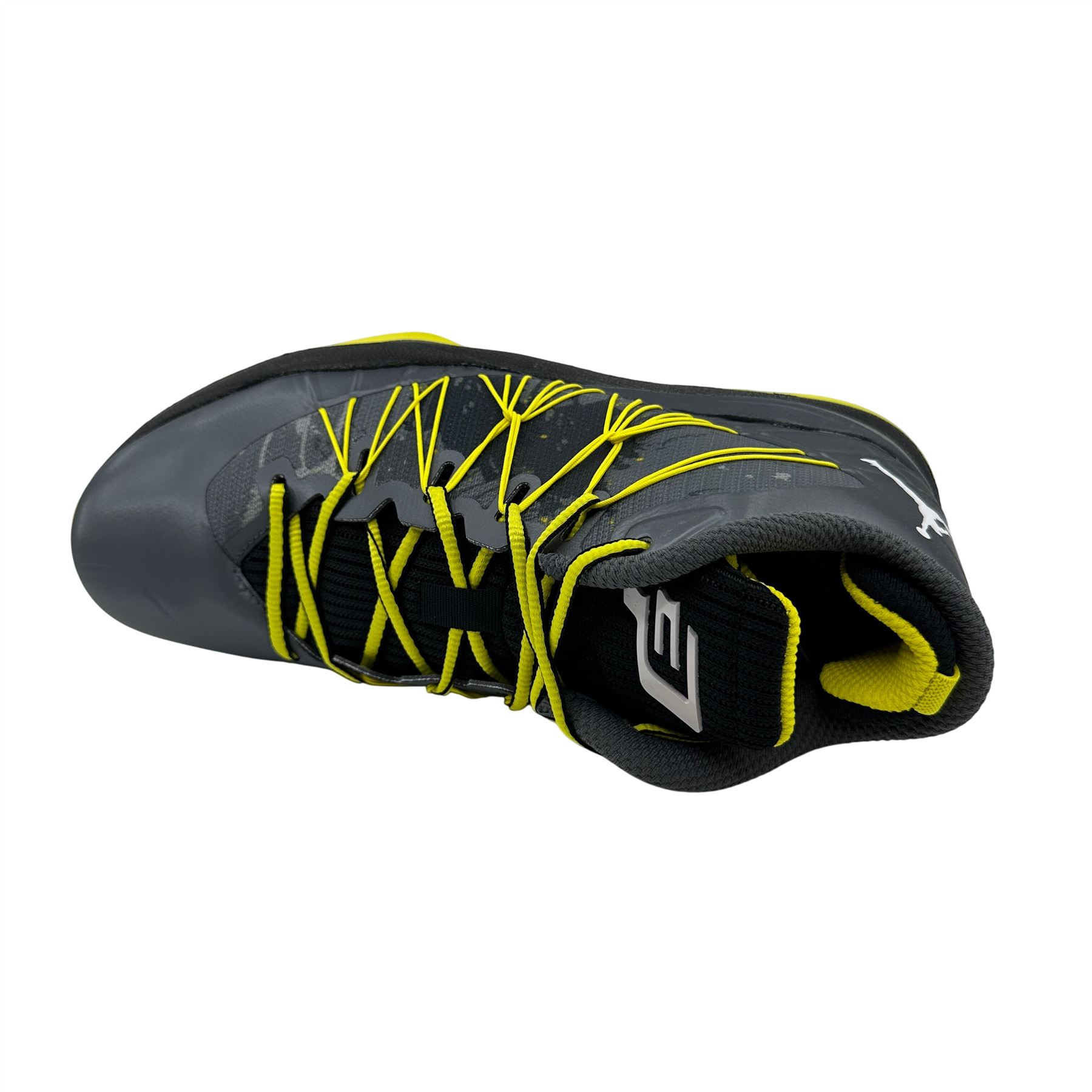 Jordan CP3.VII AE Dark Grey White Black Yellow Mens Athletic Sneaker Nike Air Jordan CP3.VII AE Sneaker Mens 12 Dark Gray Yellow  main image 3