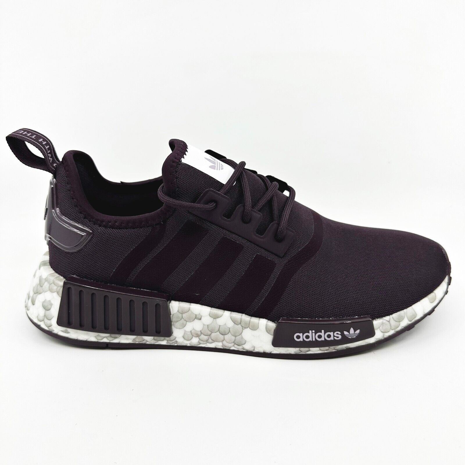 Adidas Originals NMD R1 Shadow Maroon White Womens Sneakers GW9475