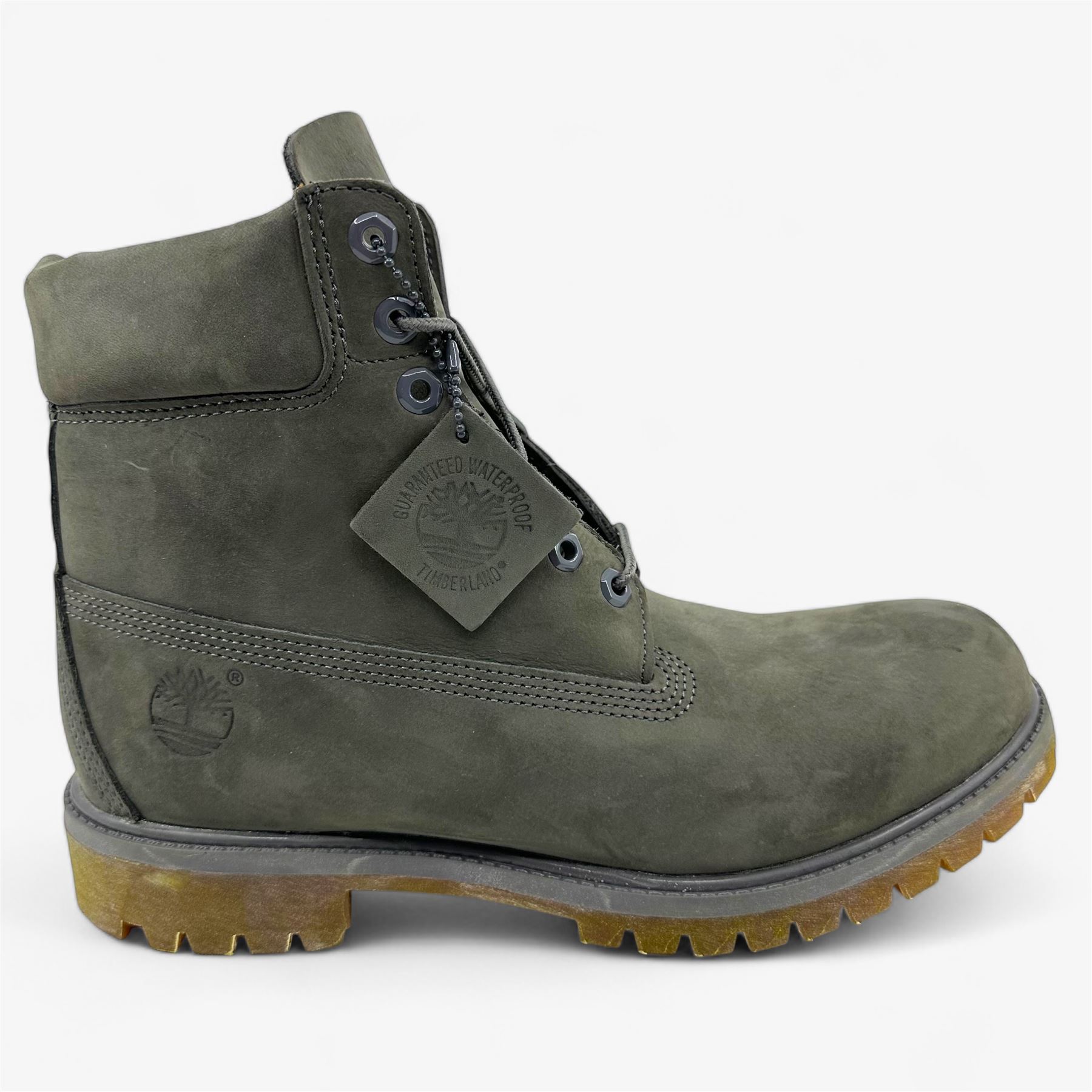 Timberland 6-дюймовые мужские ботинки премиум-класса темно-серого цвета, водонепроницаемые боевые
