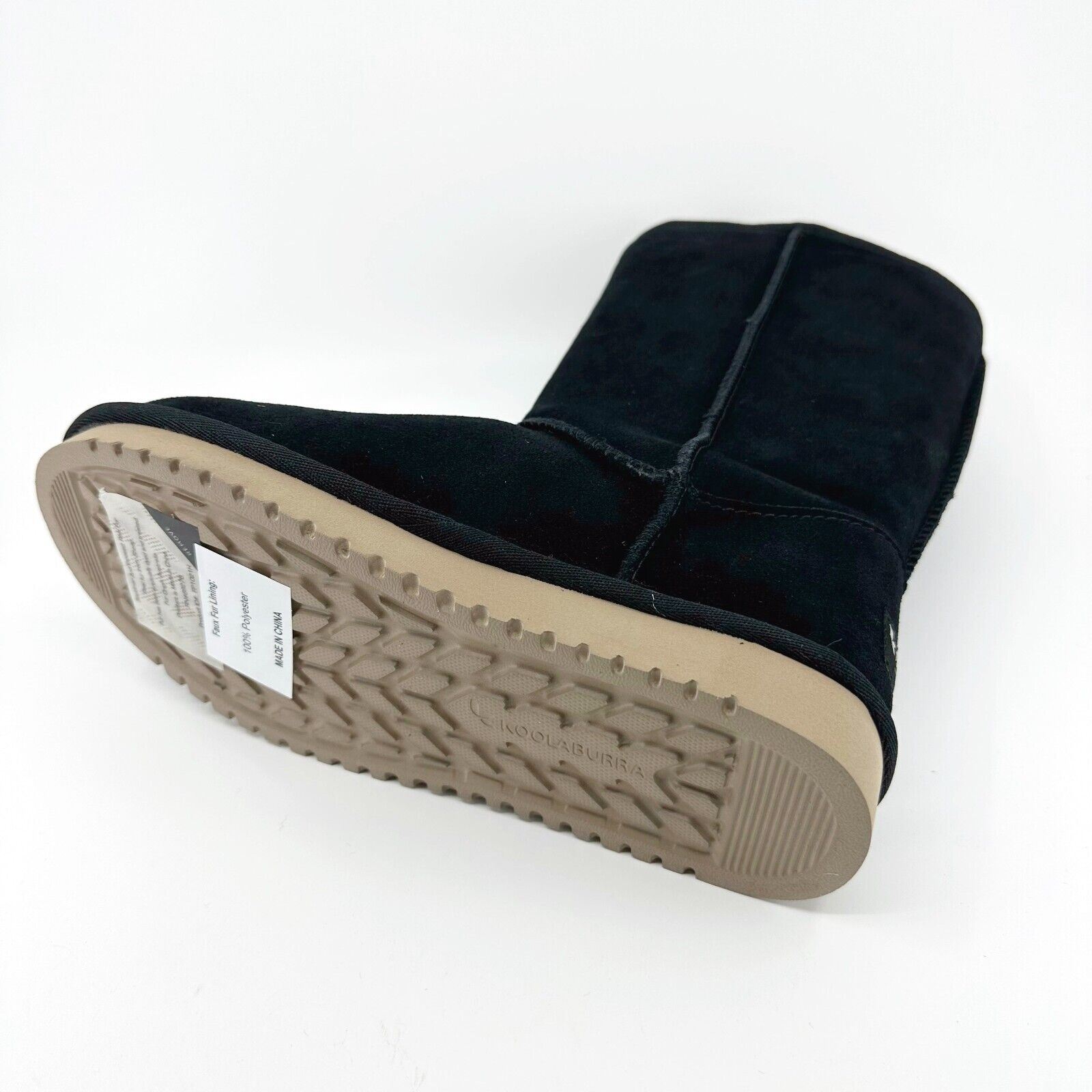 Koolaburra by UGG Victoria Tall Womens Black Faux Fur Shearling