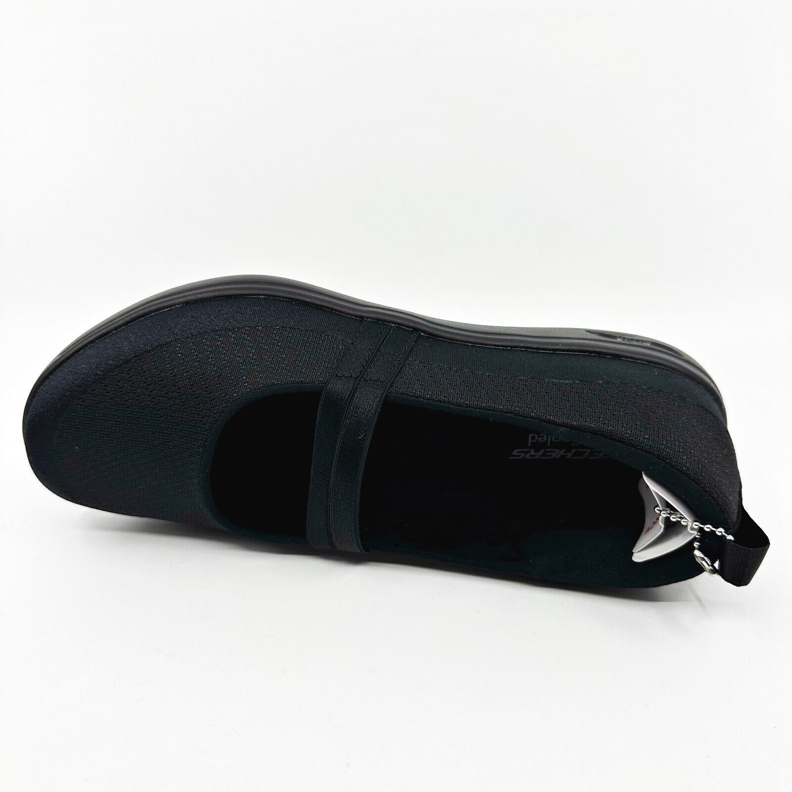 Skechers Arch Fit Uplift Mindful Black Womens Size 5.5 Slip On 