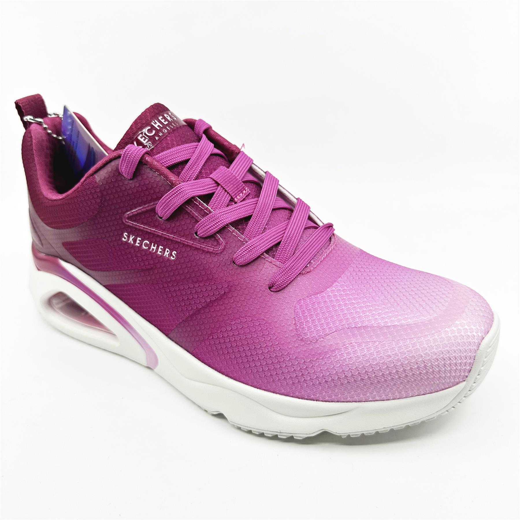 Skechers Tres Air Uno Brighten Up Pink Multi Womens Athletic 
