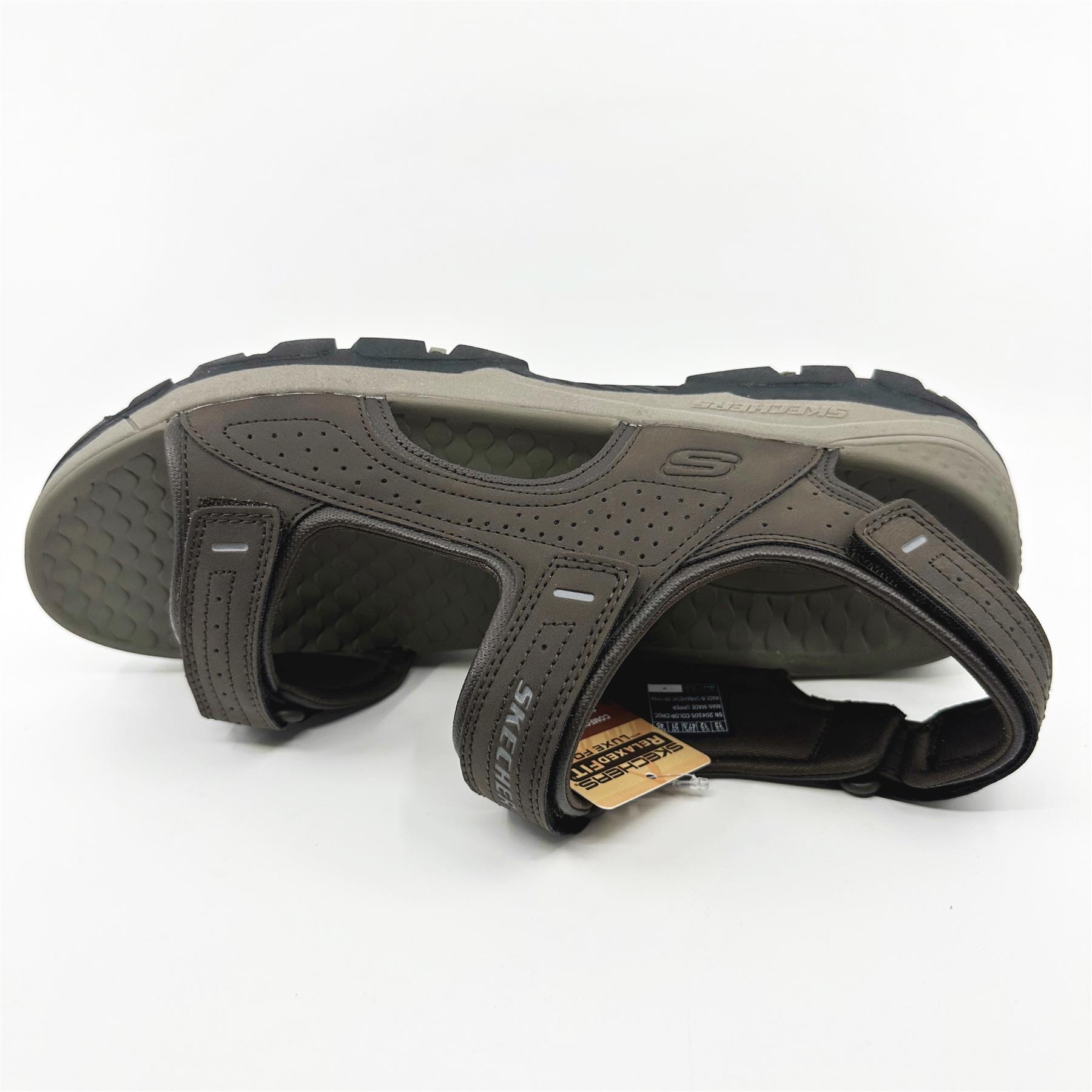 Skechers Tresmen Garo Chocolate Brown Mens Sandal Relaxed  display picture 1